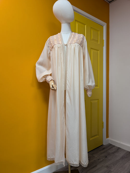 Gorgeous 70s/80s Janet Reger silk peignoir