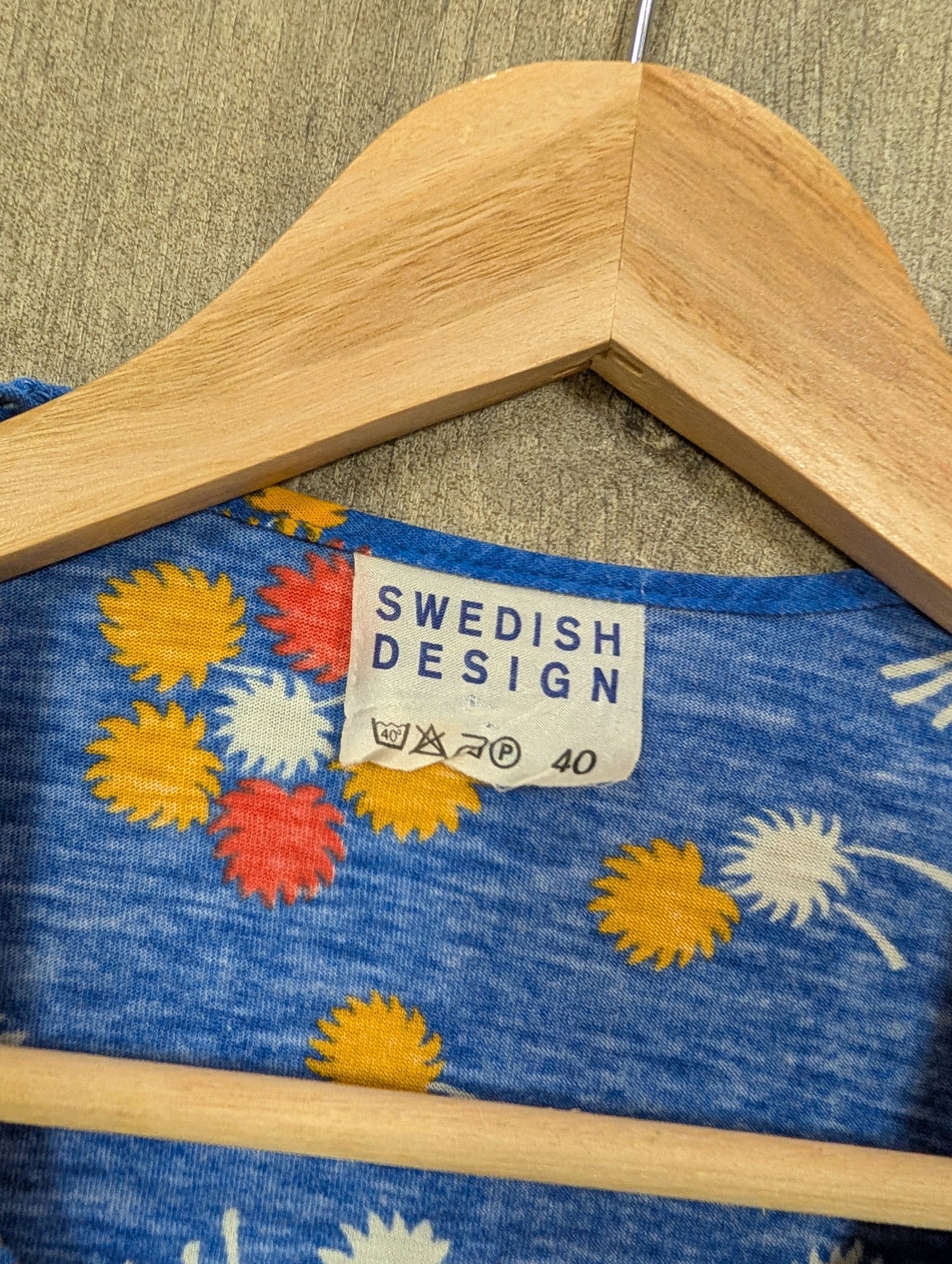 1970s Swedish Design tie waist top - XS/S