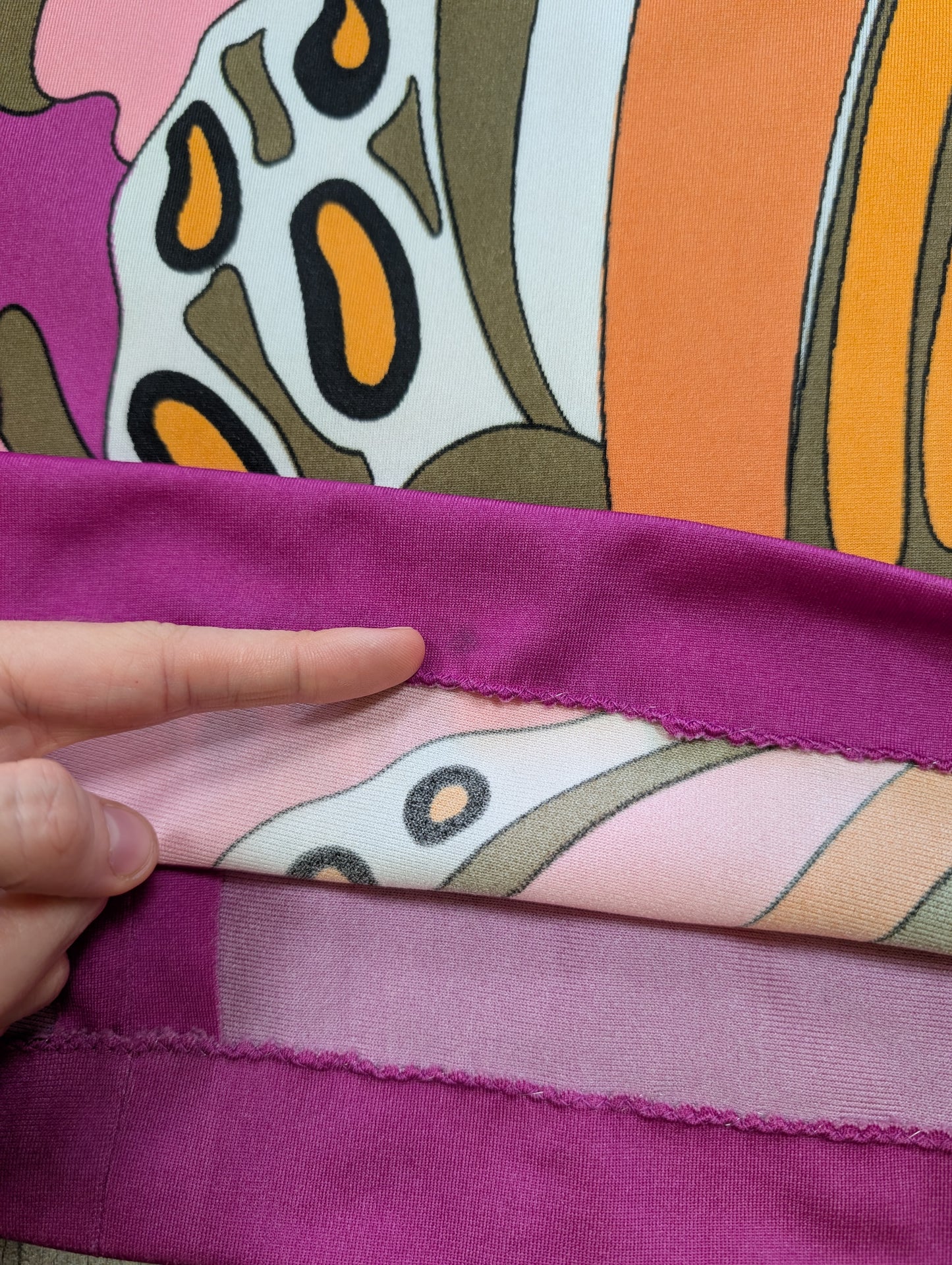 1970s Gigi psychedelic maxi dress - M/12/14