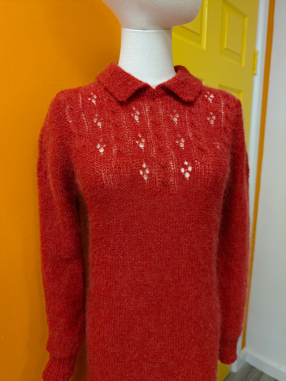 1980s French Connection mohair blend dress - XS/S
