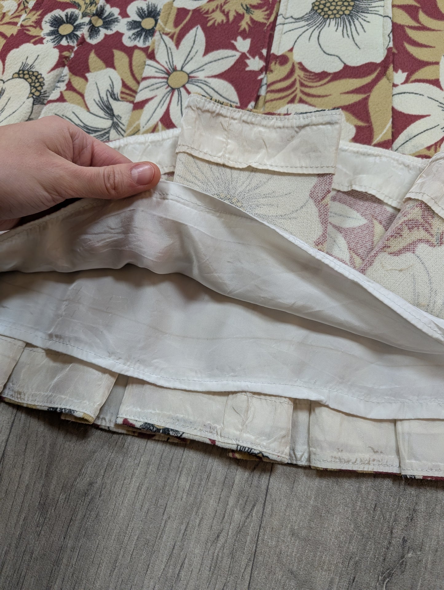 60s/70s floral dress - M/12