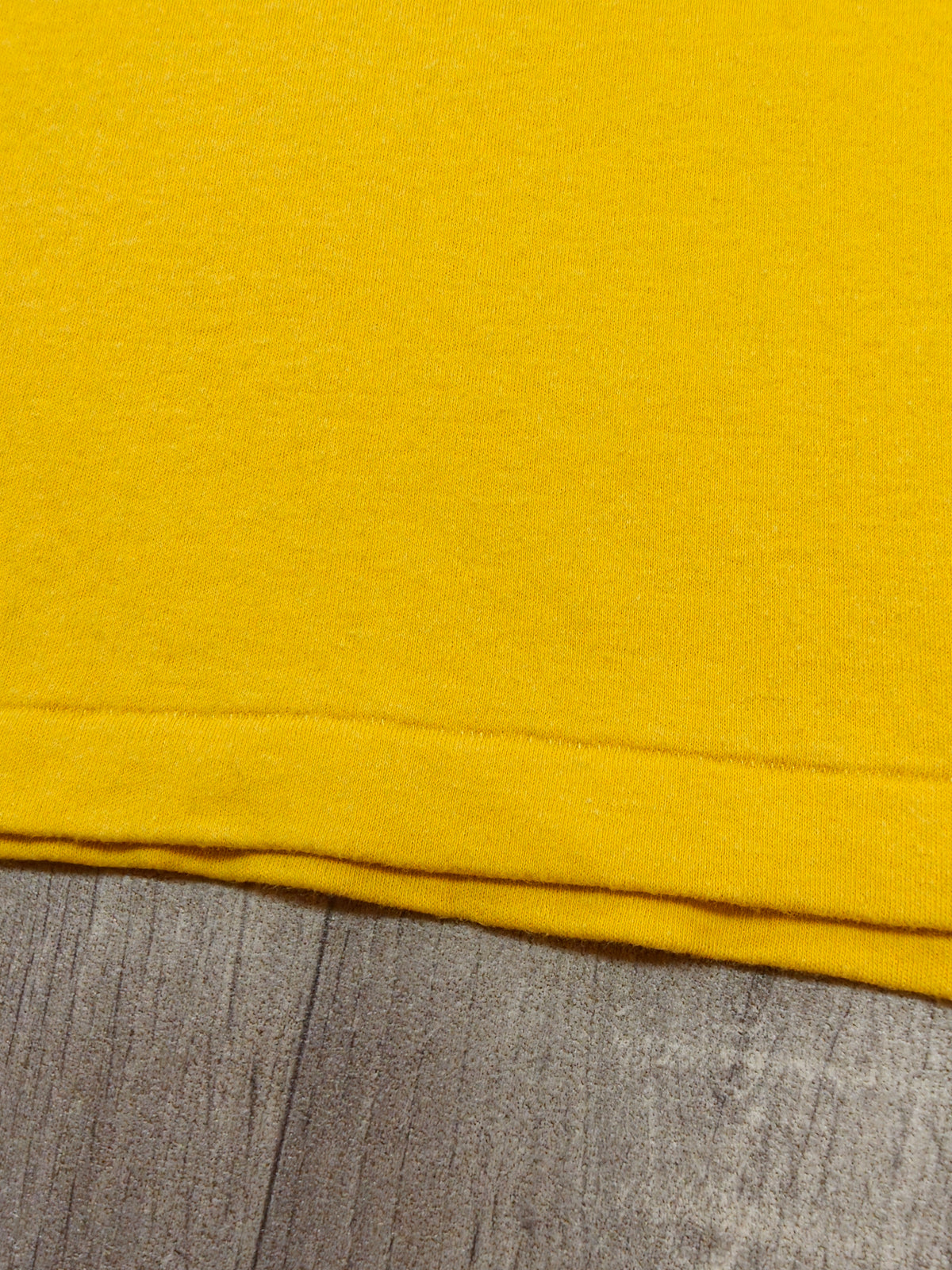 Deadstock 1970s Louis Caring yellow embroidered cotton top - XS/S