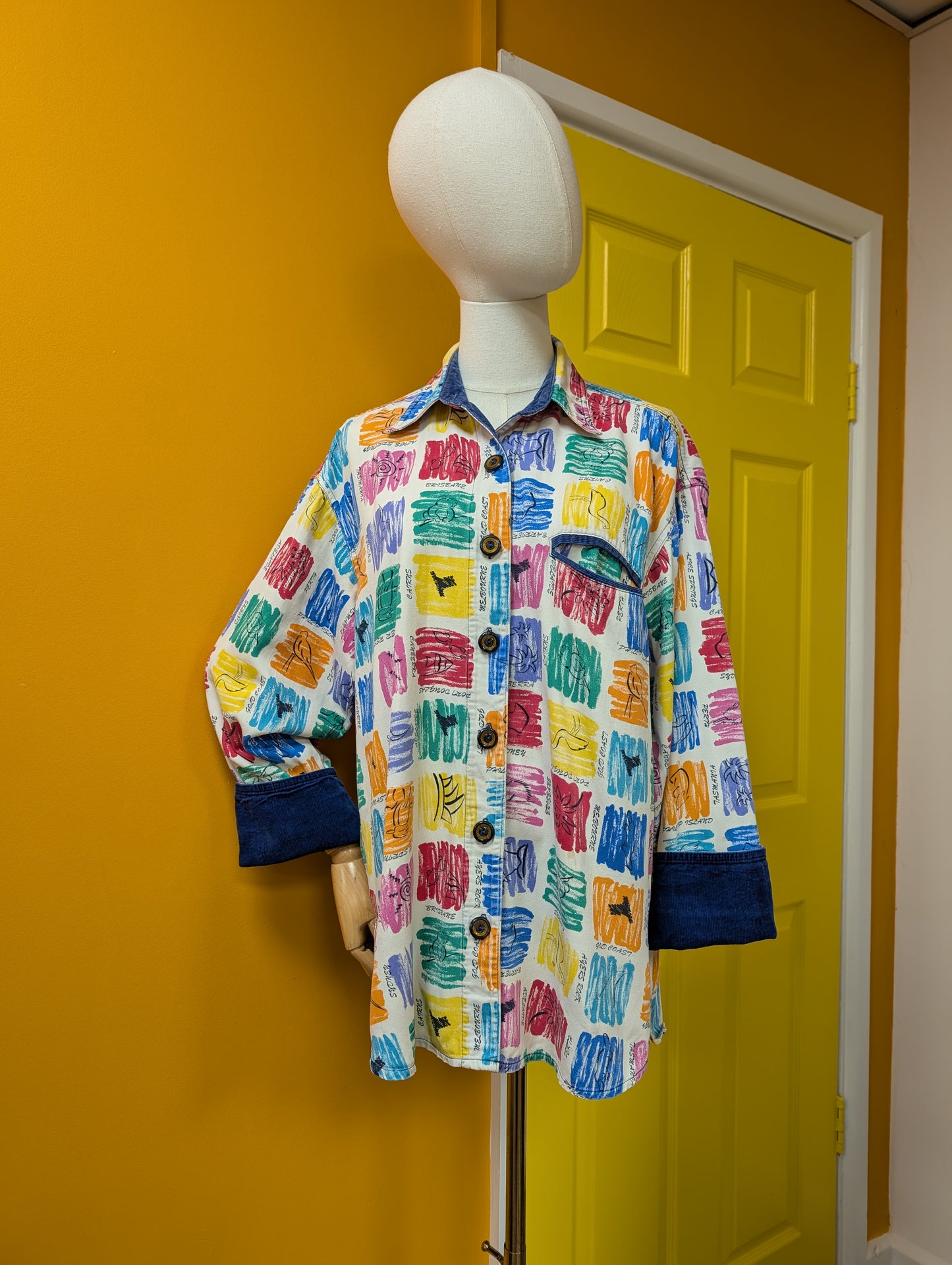 1990s Bonzo Australia cotton shirt