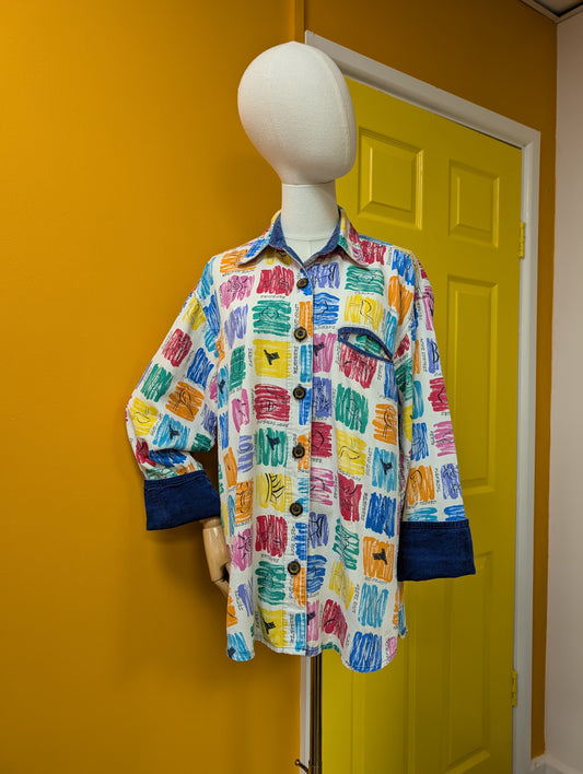 1990s Bonzo Australia cotton shirt