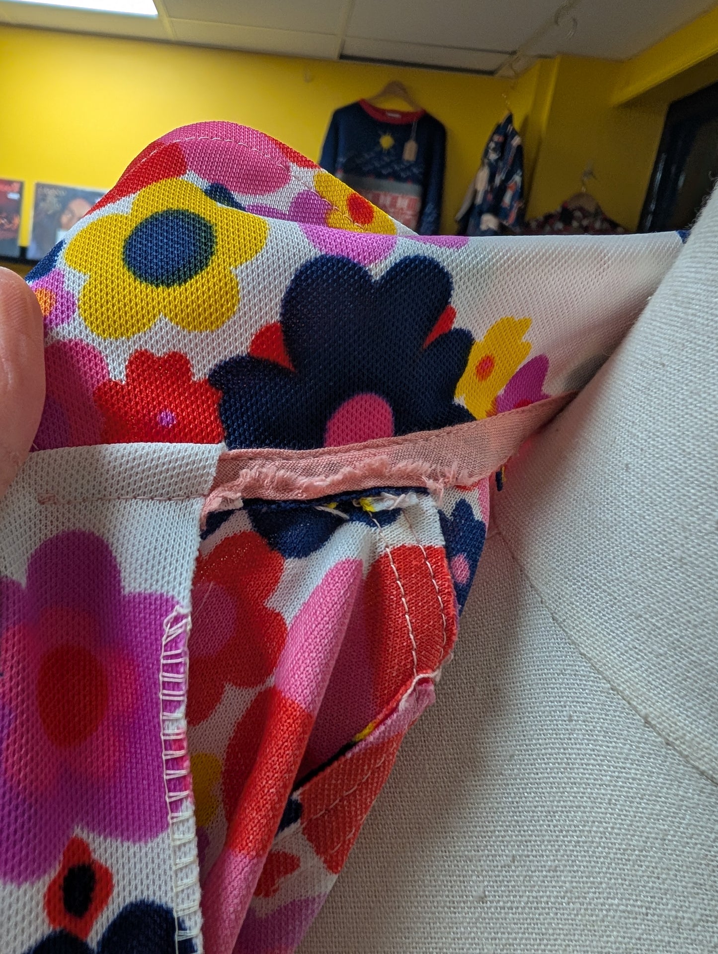 1960s John Howard floral dress - S/10