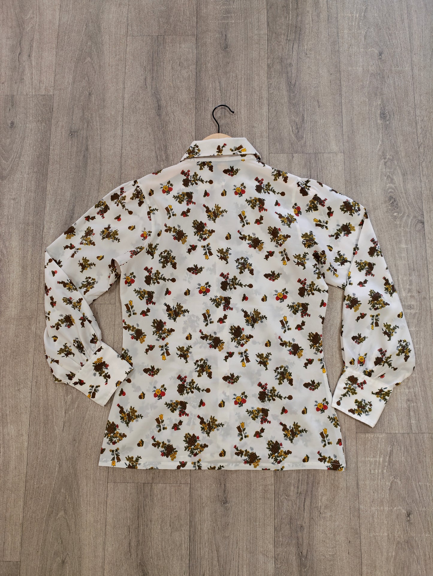 1970s Walco floral shirt - S