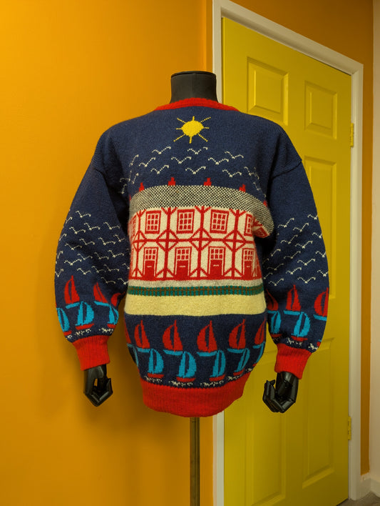 1980s The Irish Scene pure wool jumper