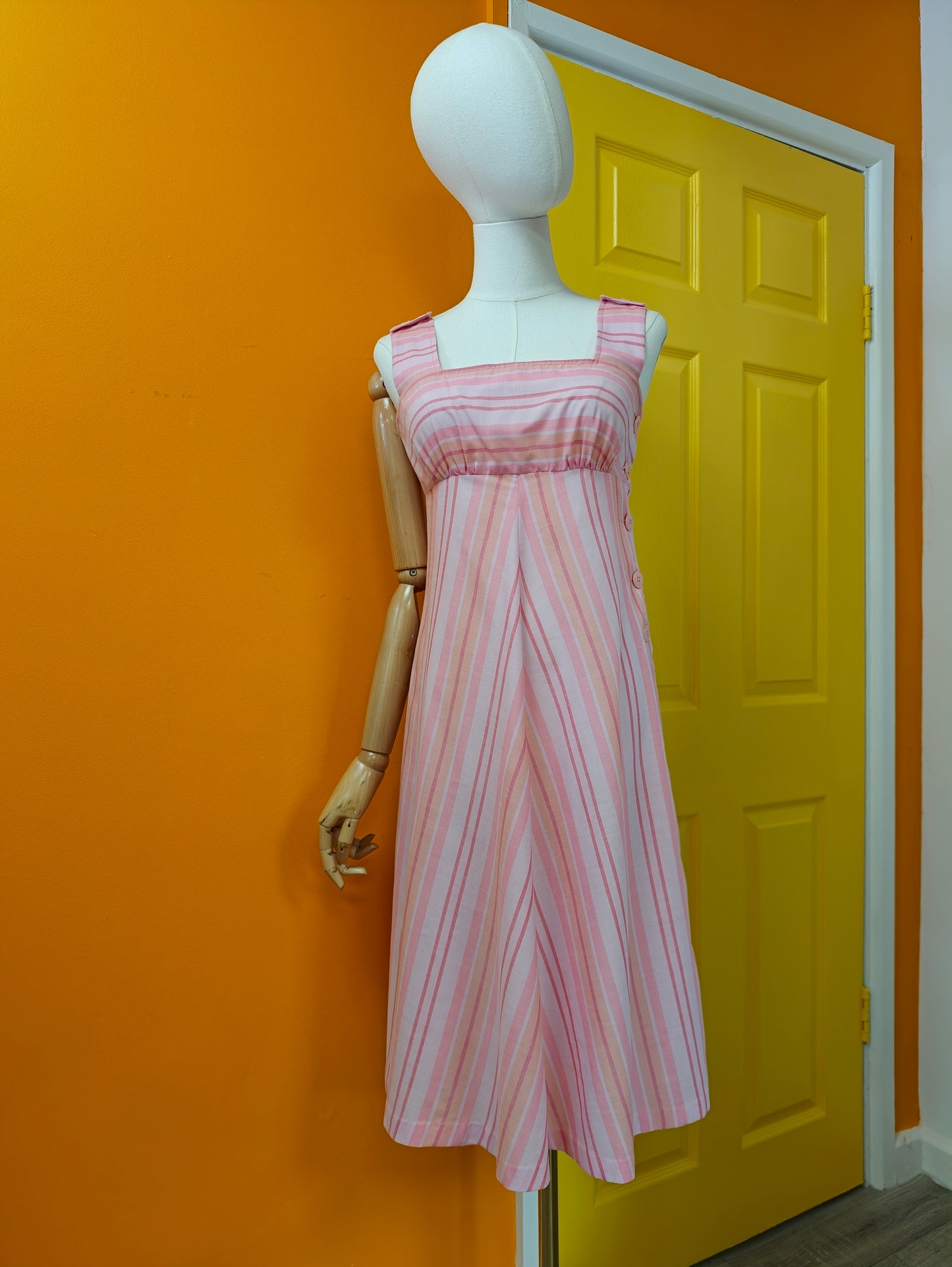 1970s Hamells pink dress - XS