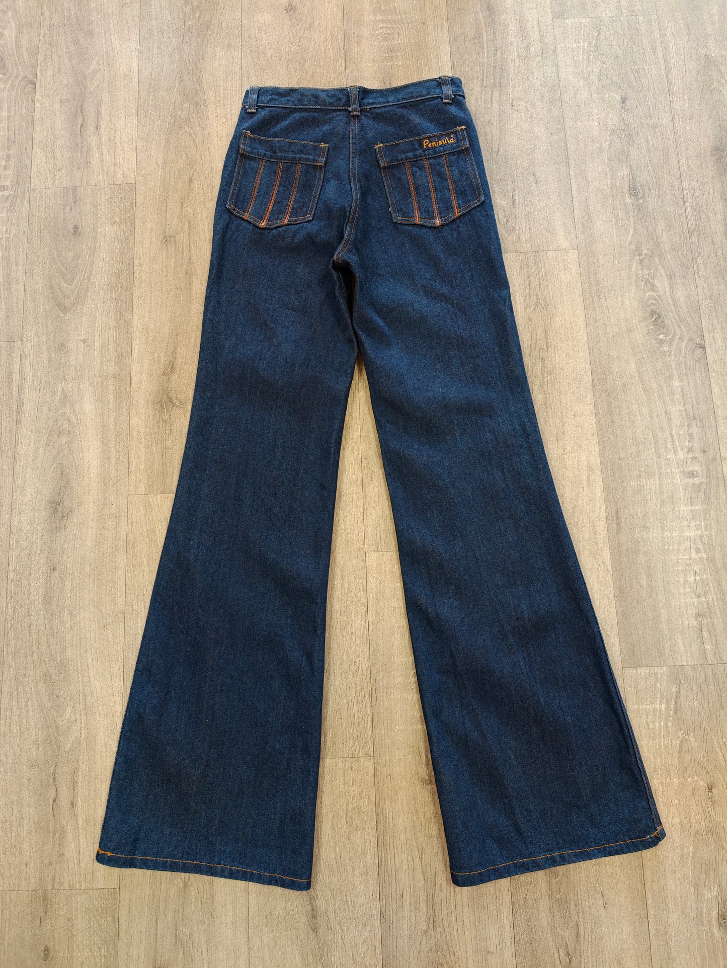 1970s Penisula flared jeans - 26" waist