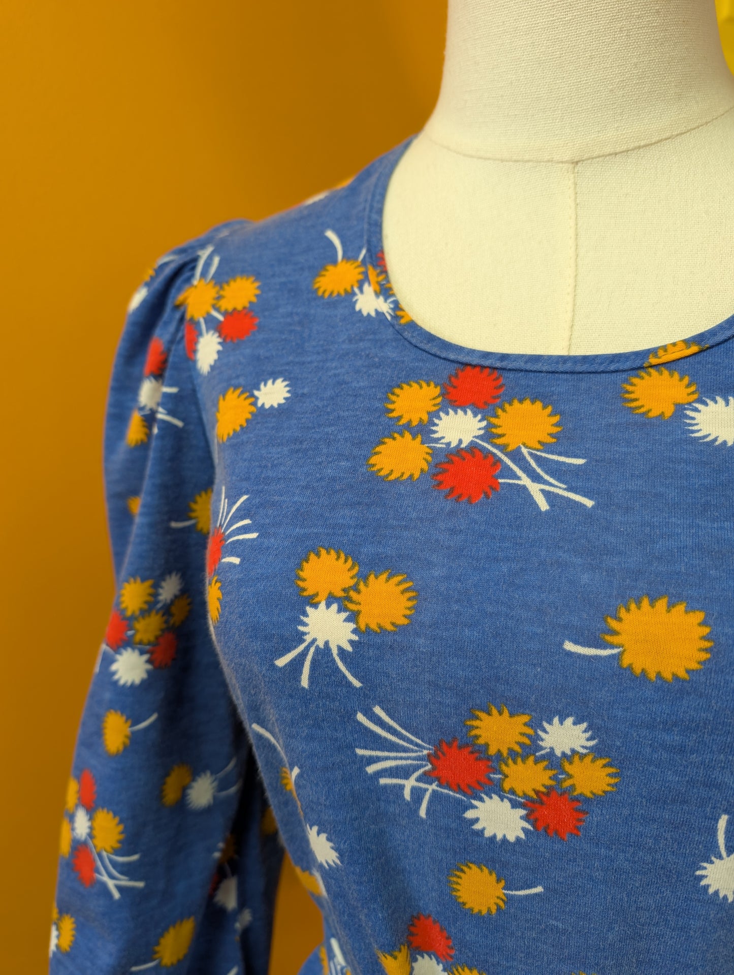 1970s Swedish Design tie waist top - XS/S