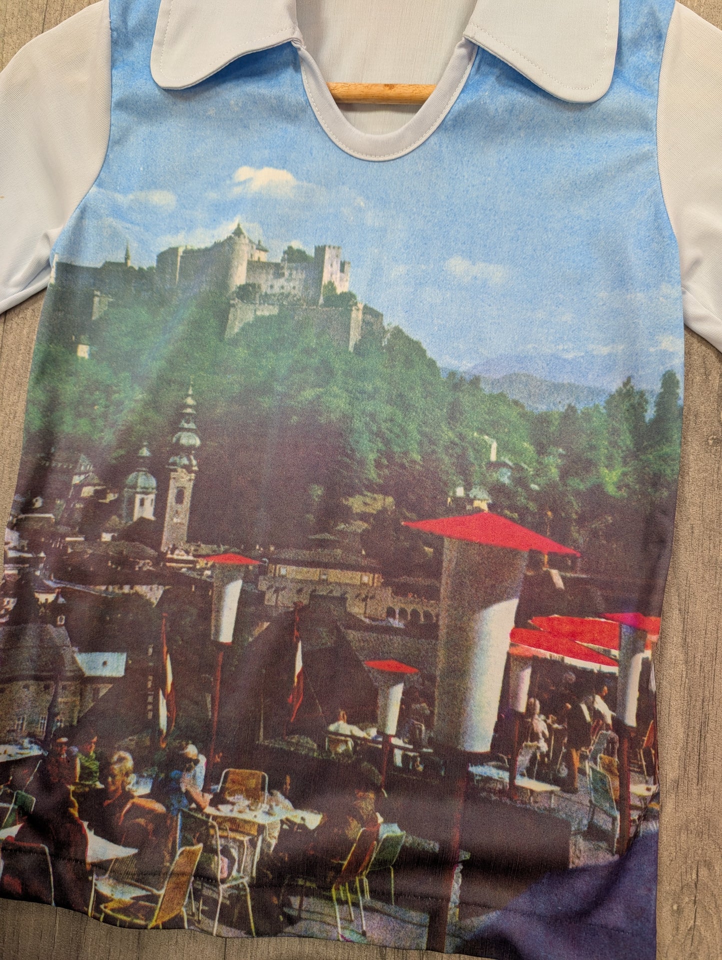 1970s Salzburg novelty photo print top - XS
