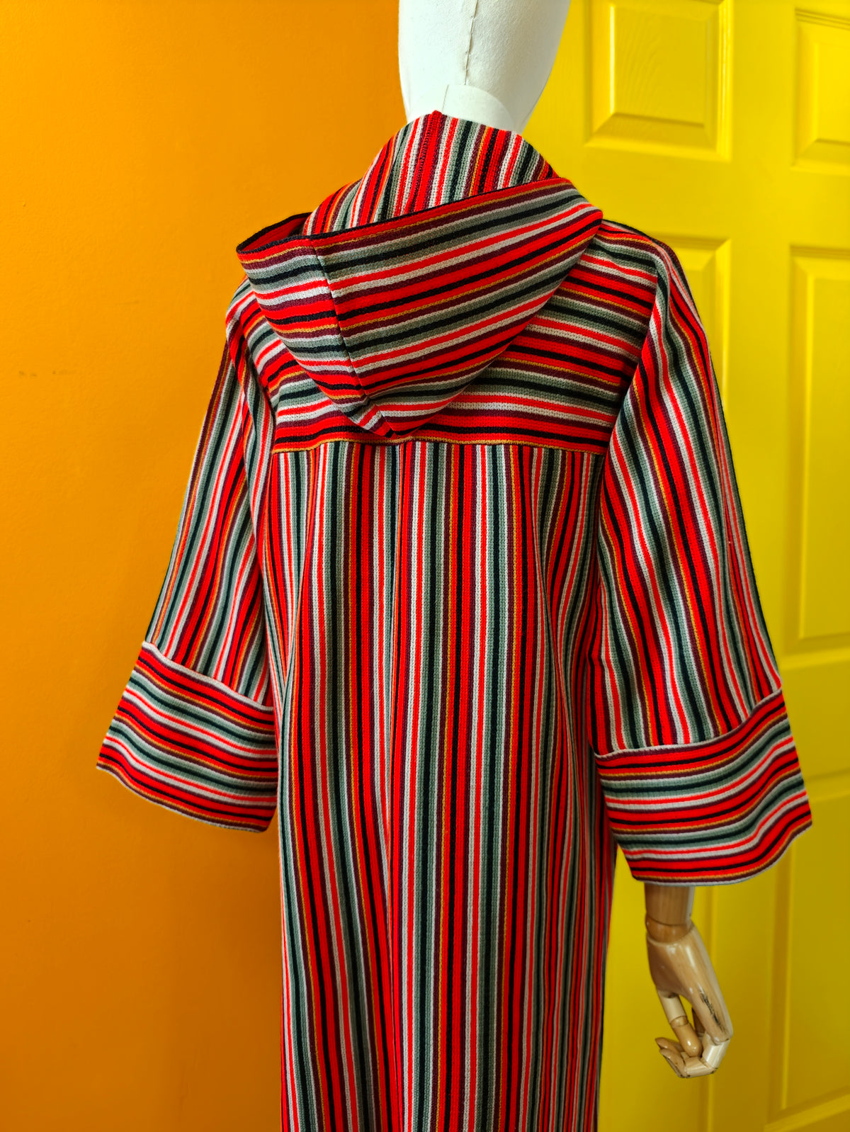 1970s Fantasia knitted hooded jacket - XS/S