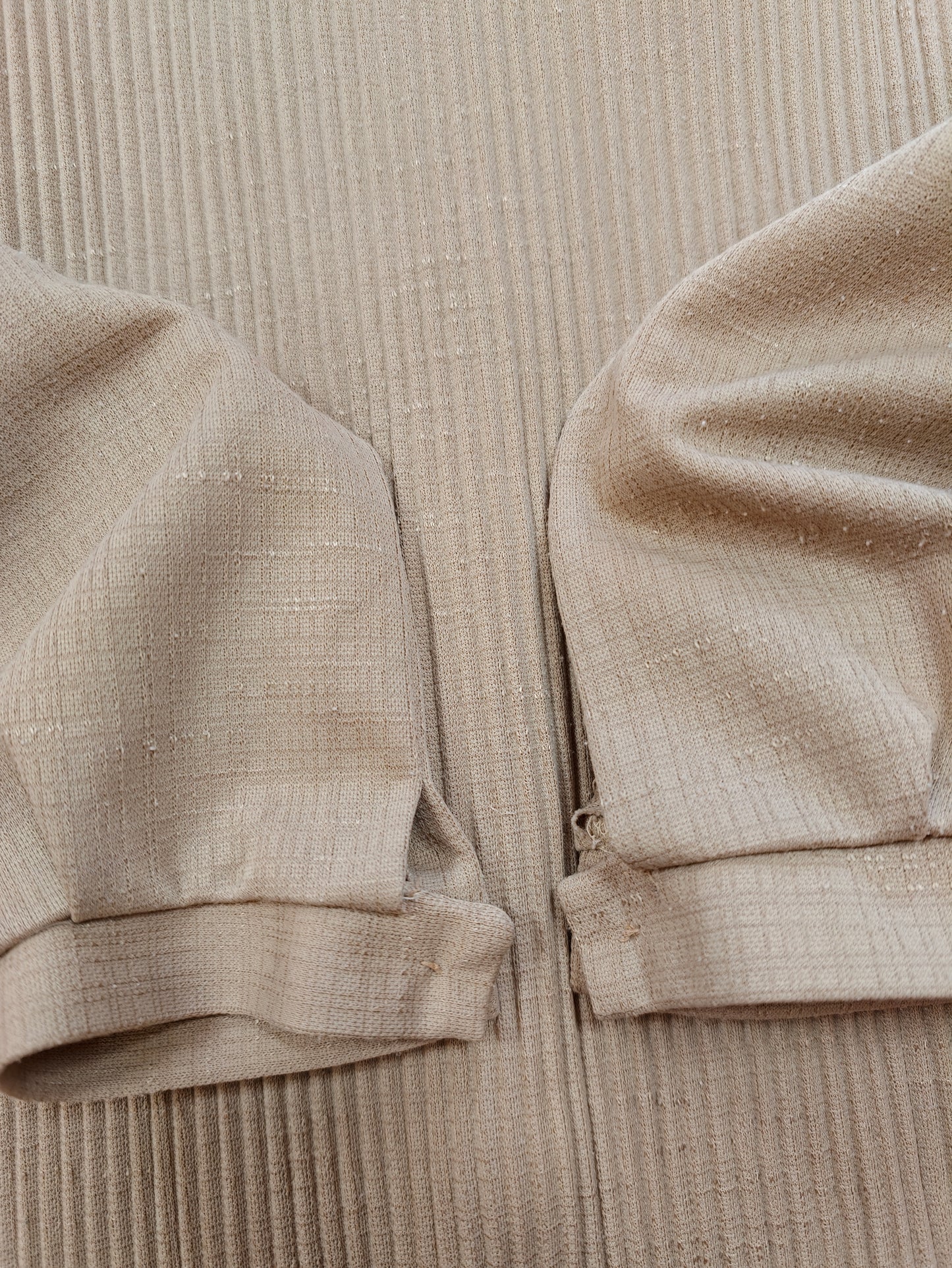 70s/80s tie neck top - L