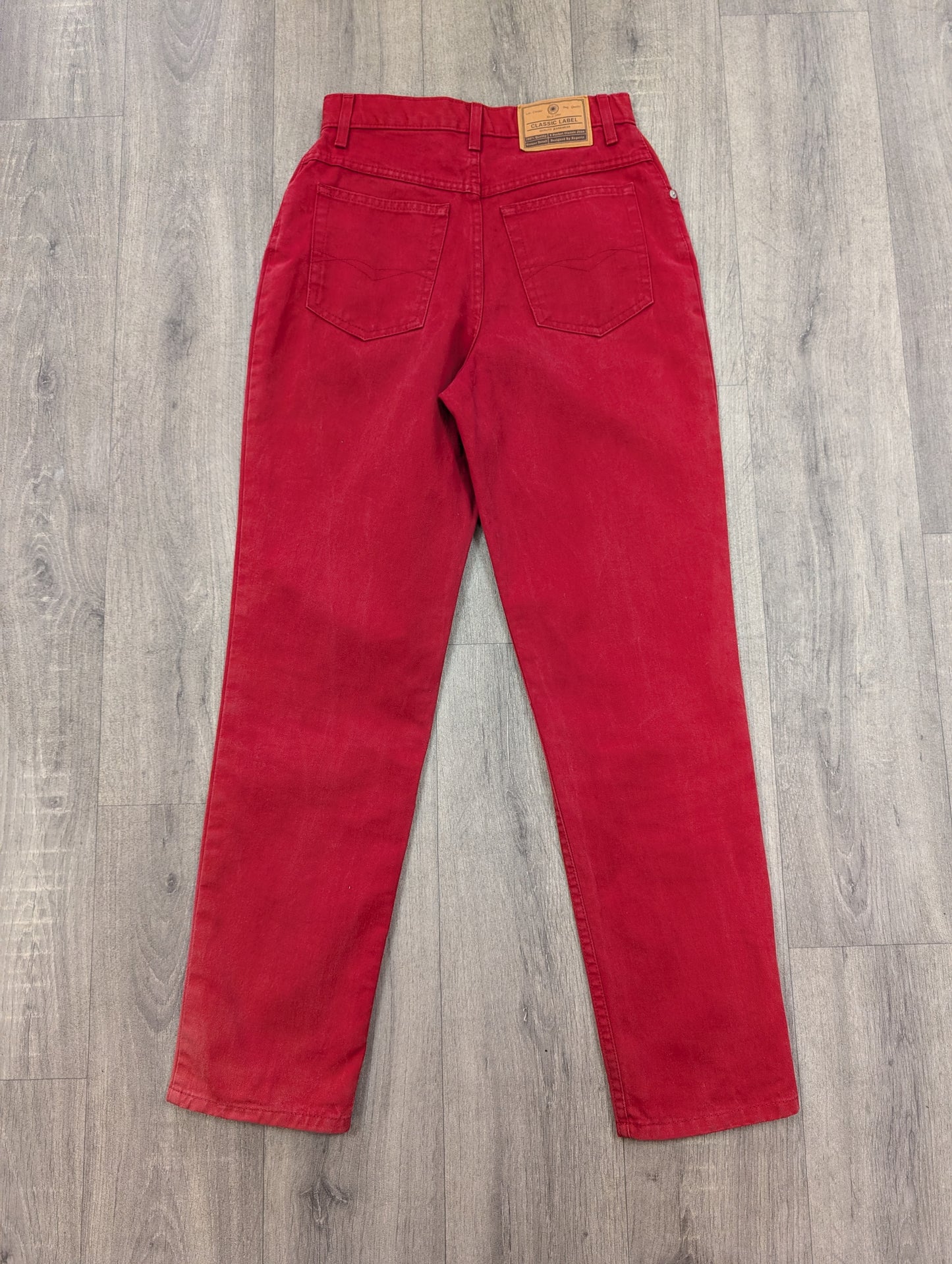1990s St Michael red jeans - 26"W 30"L