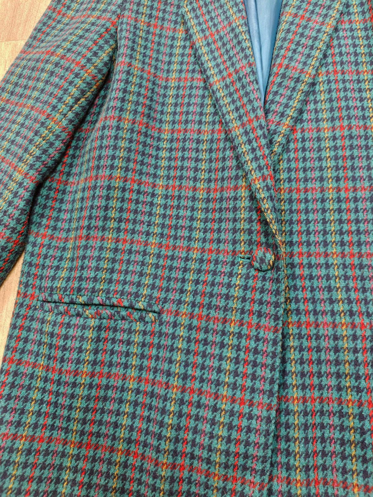1980s Cotura check jacket - M