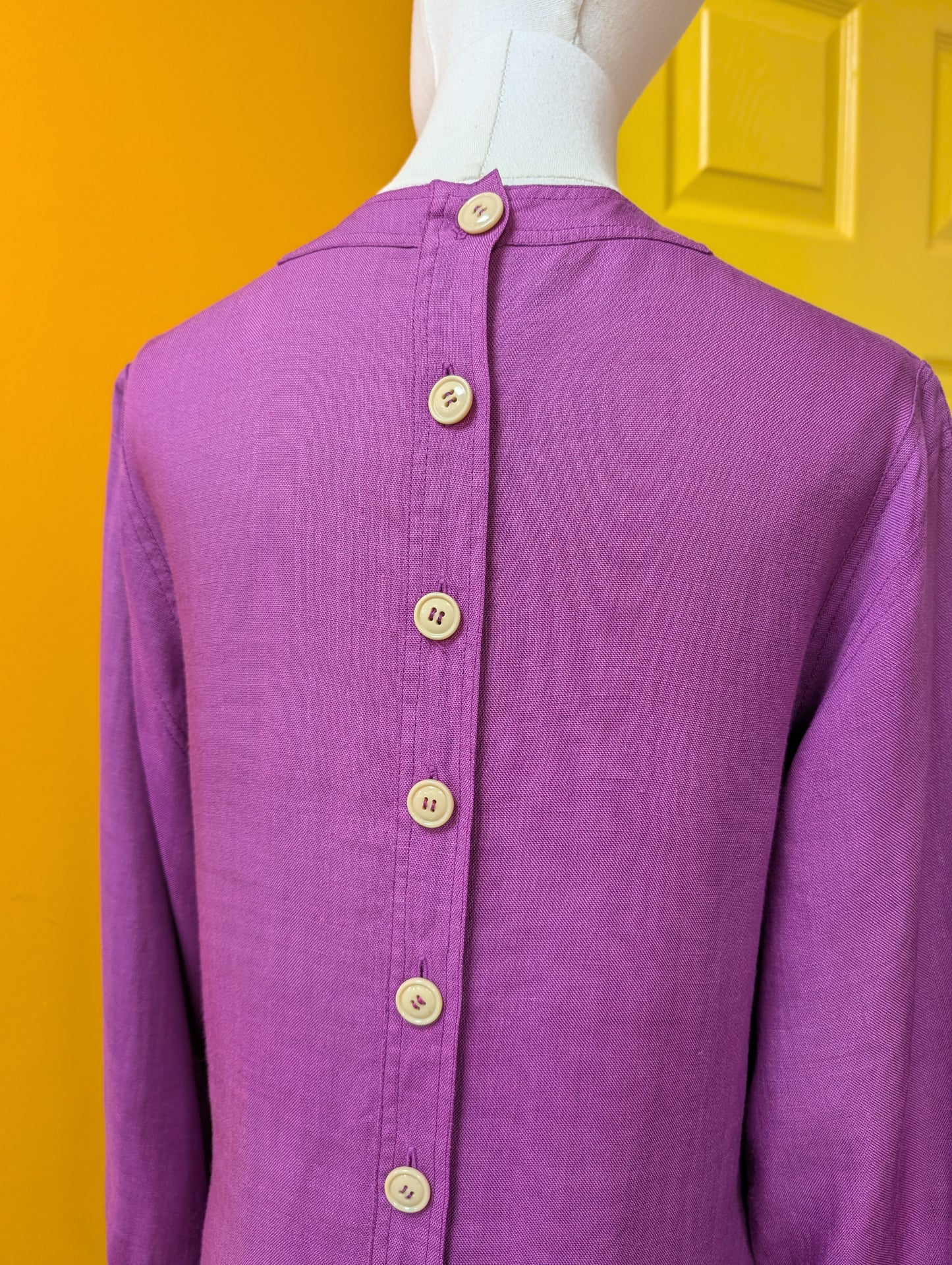 Wonderful 1970s Jean Muir dress - S/8/10