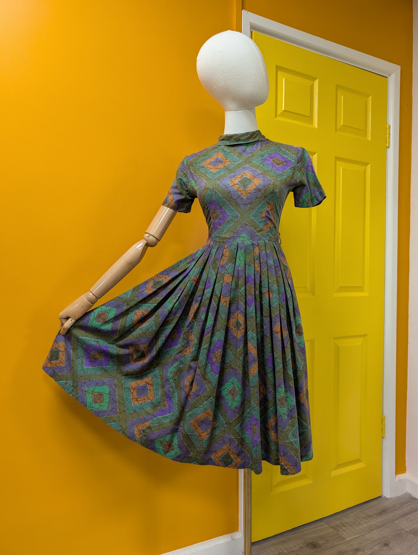 50s/60s Bonnie Blair dress - XS/6