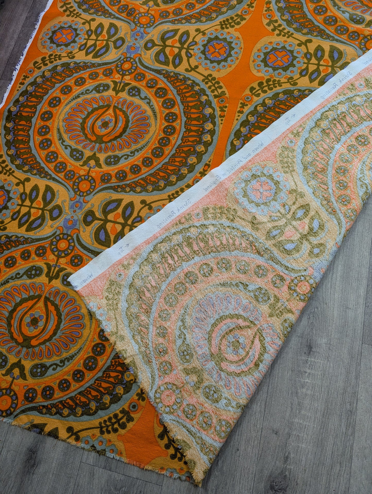 1960s Pageant by Jyoti Bhomik for Heals psychedelic fabric