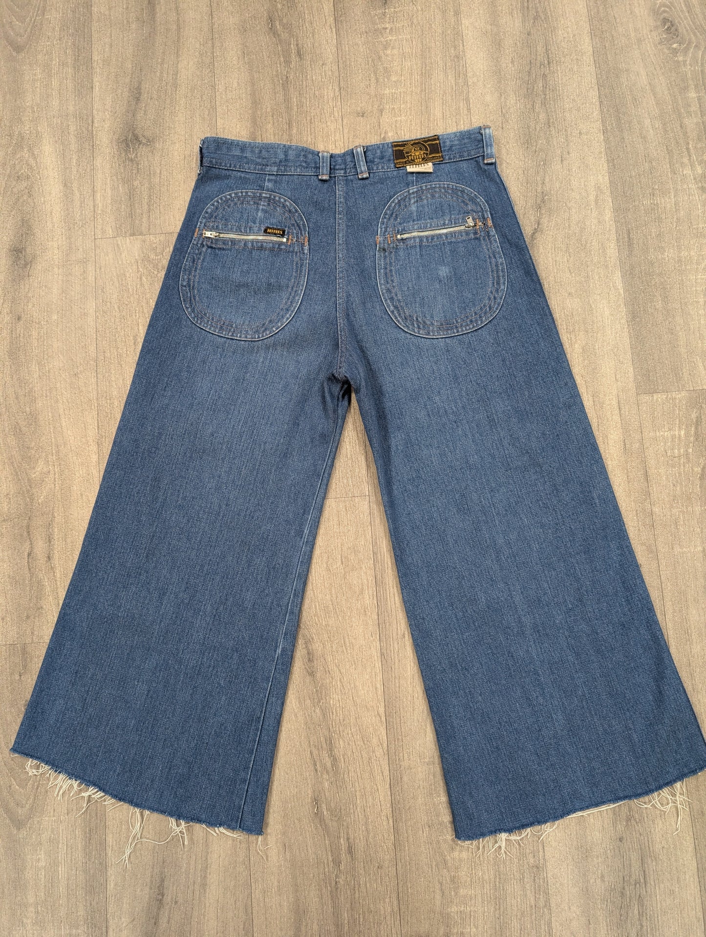 1970s Peppers cropped jeans - 29" waist