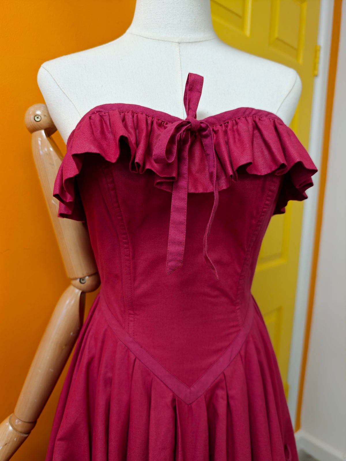 1980s Laura Ashley Bo Peep cotton dress - XS/6