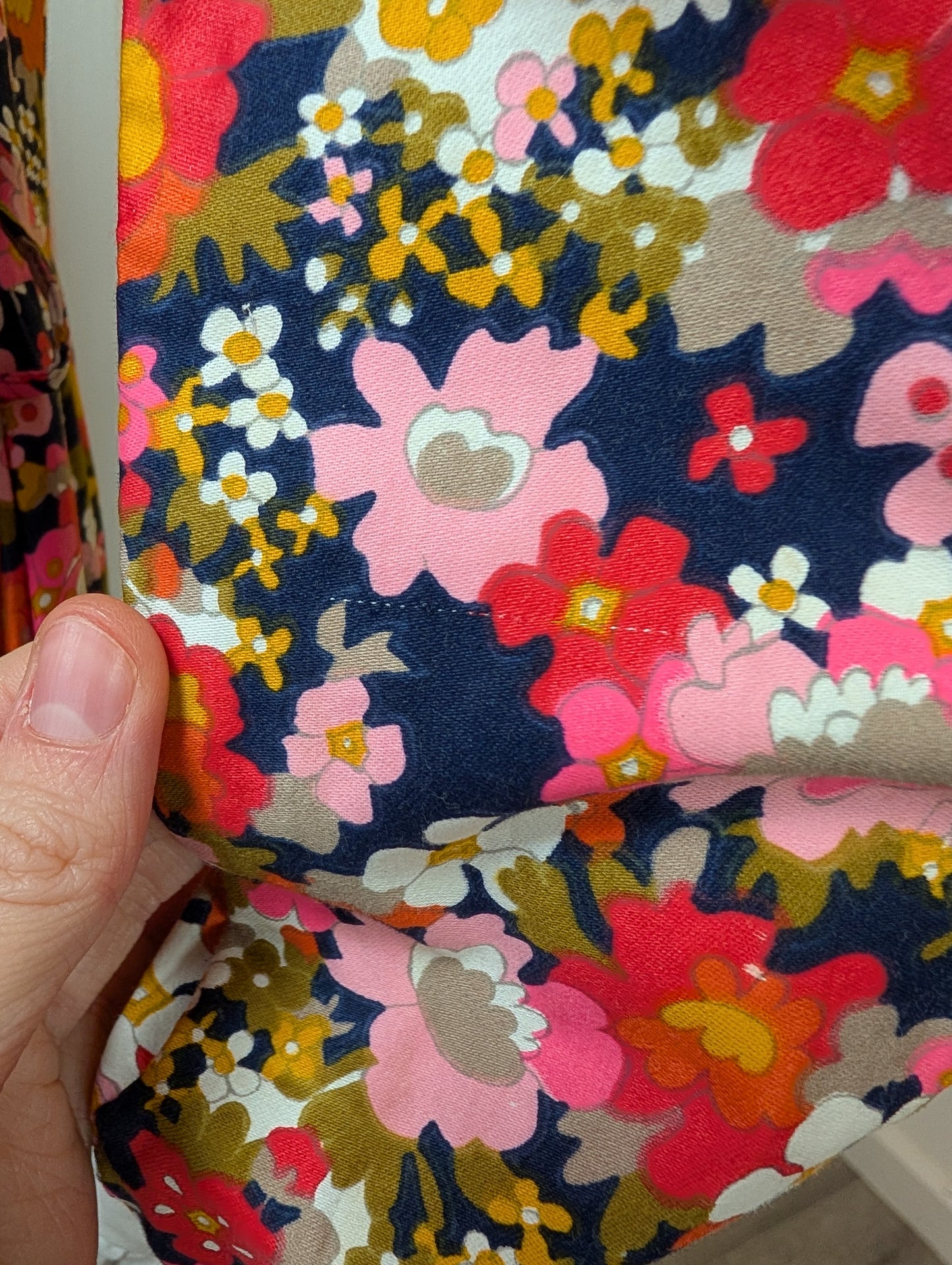 60s/70s St Michael cotton maxi dress - S/10