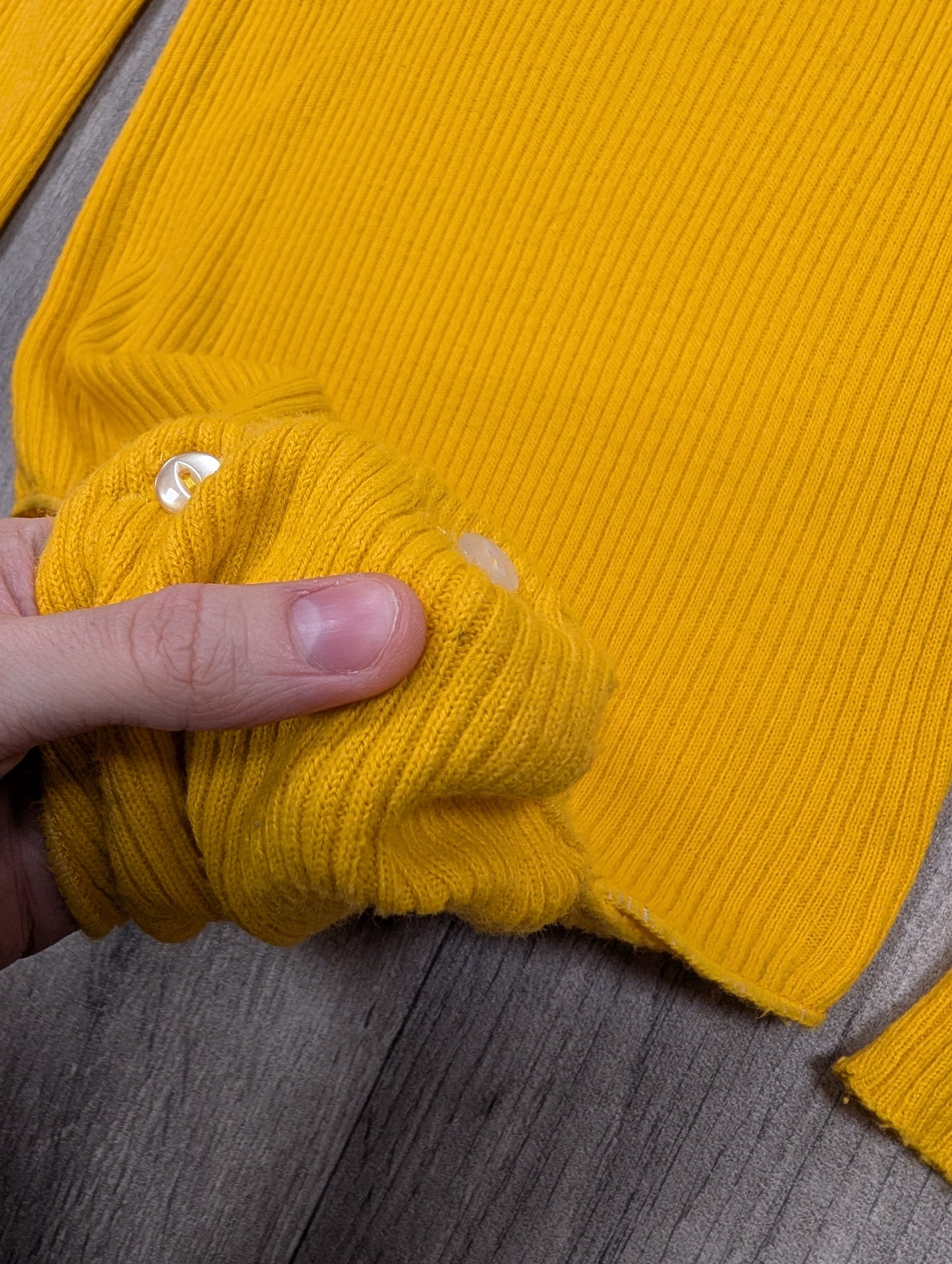 1970s Caroline yellow body top