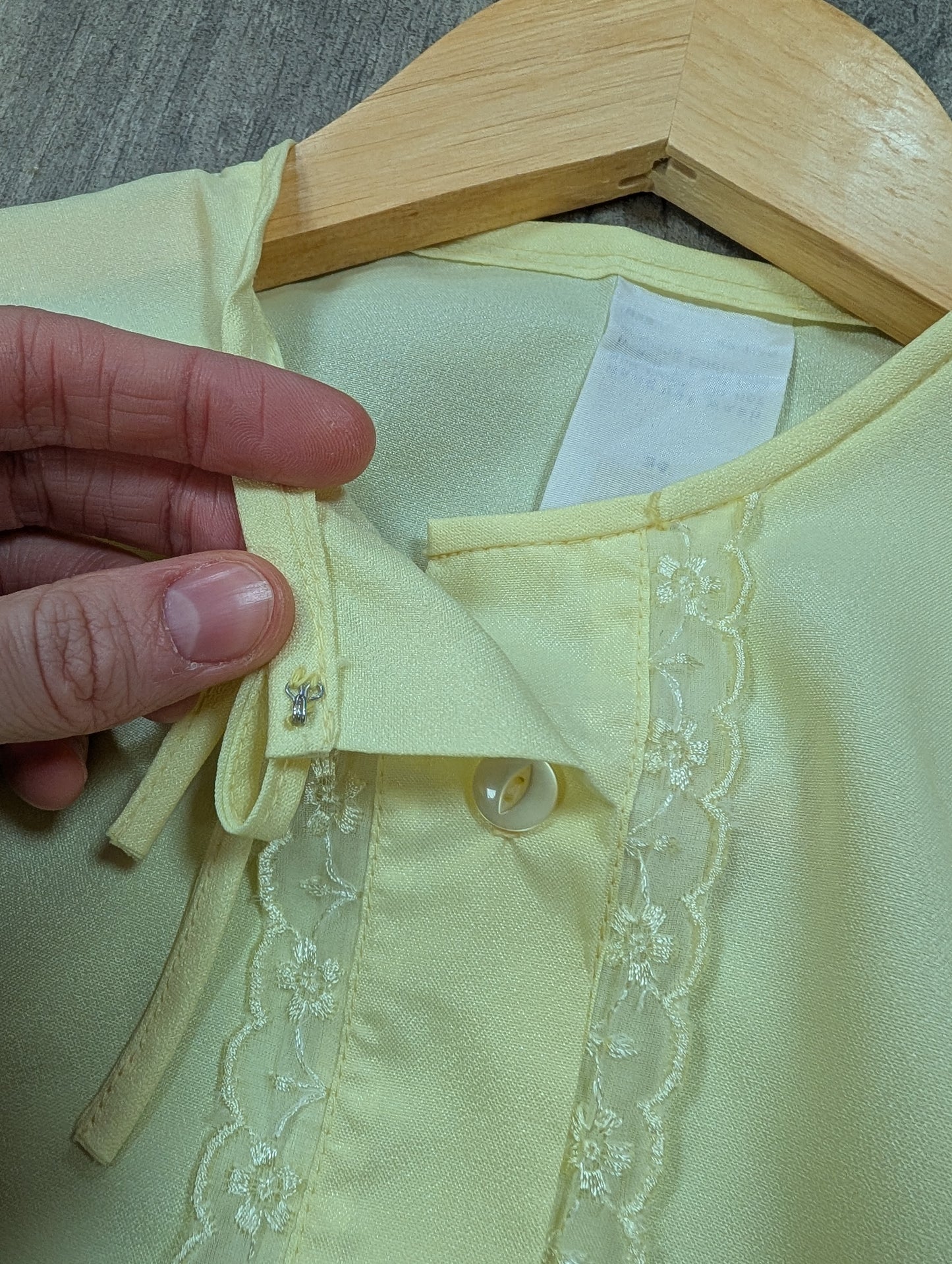 1960s Keynote yellow blouse - M