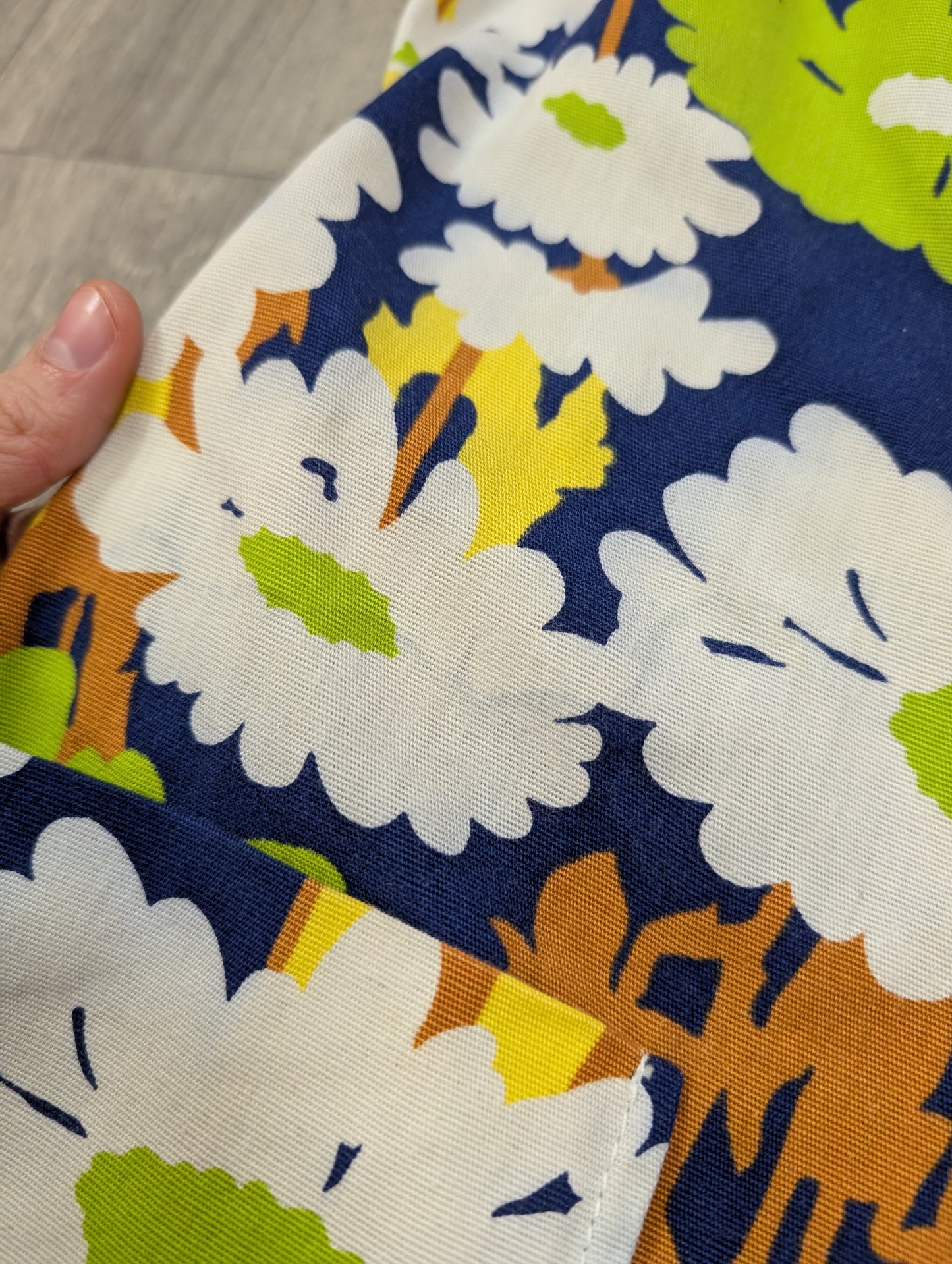Early 1970s St Michael floral cotton dress - S/8/10