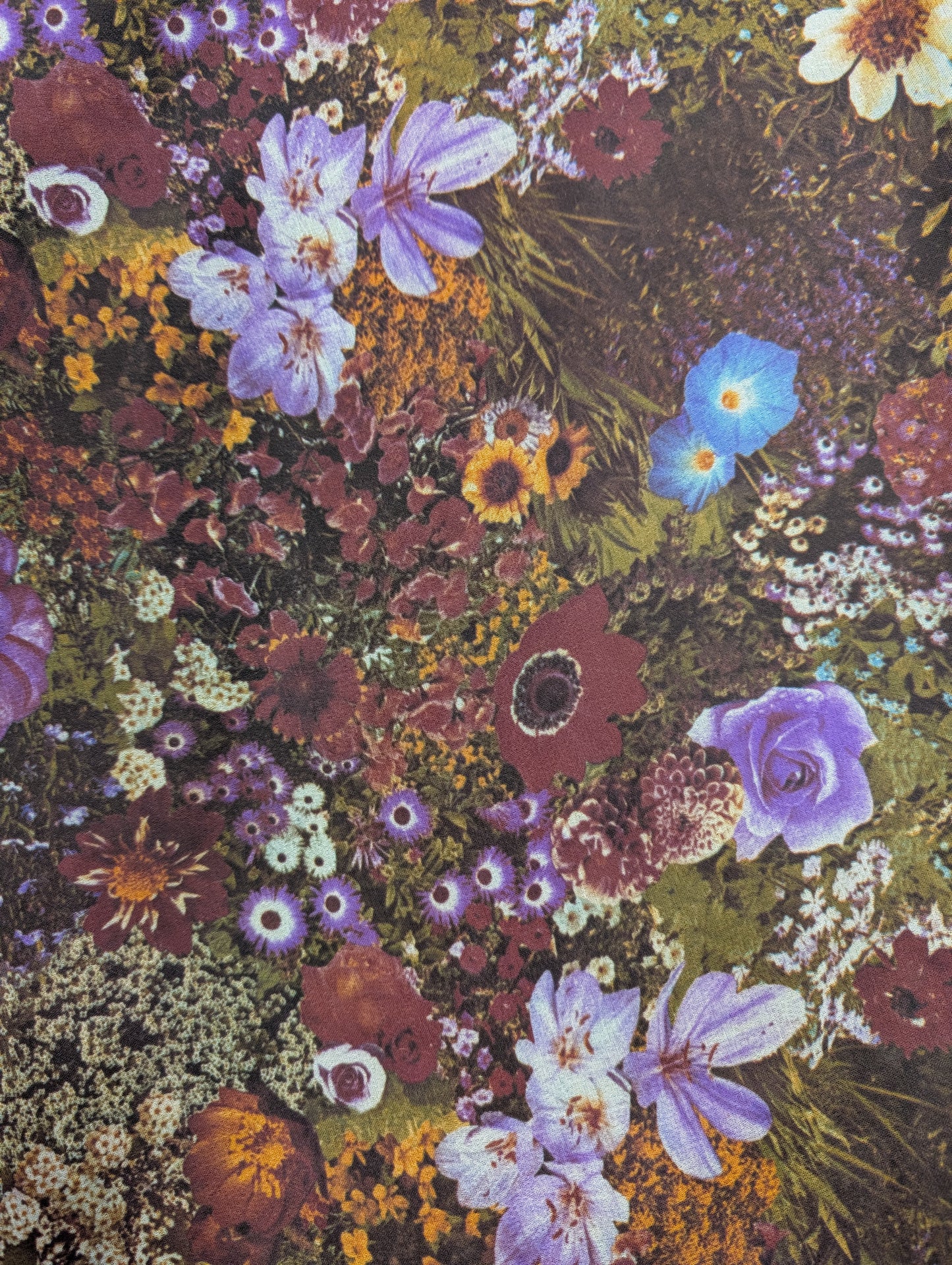 1970s Karida floral maxi dress - M/12