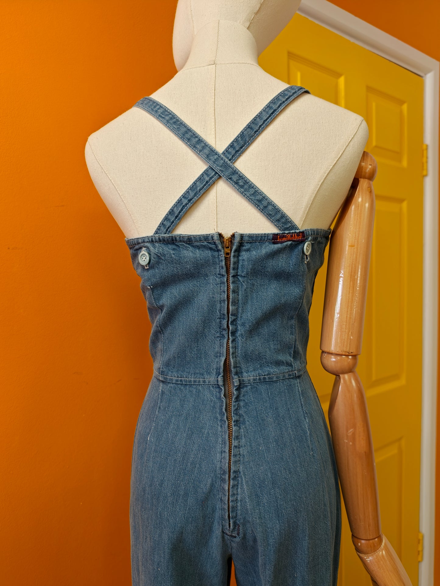 1970s Landlubber denim jumpsuit - XS/6