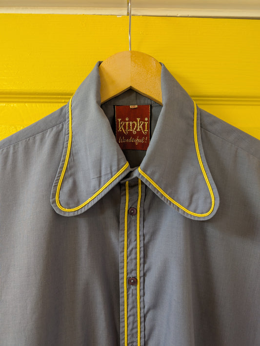 1970s Kinki beagle collar shirt