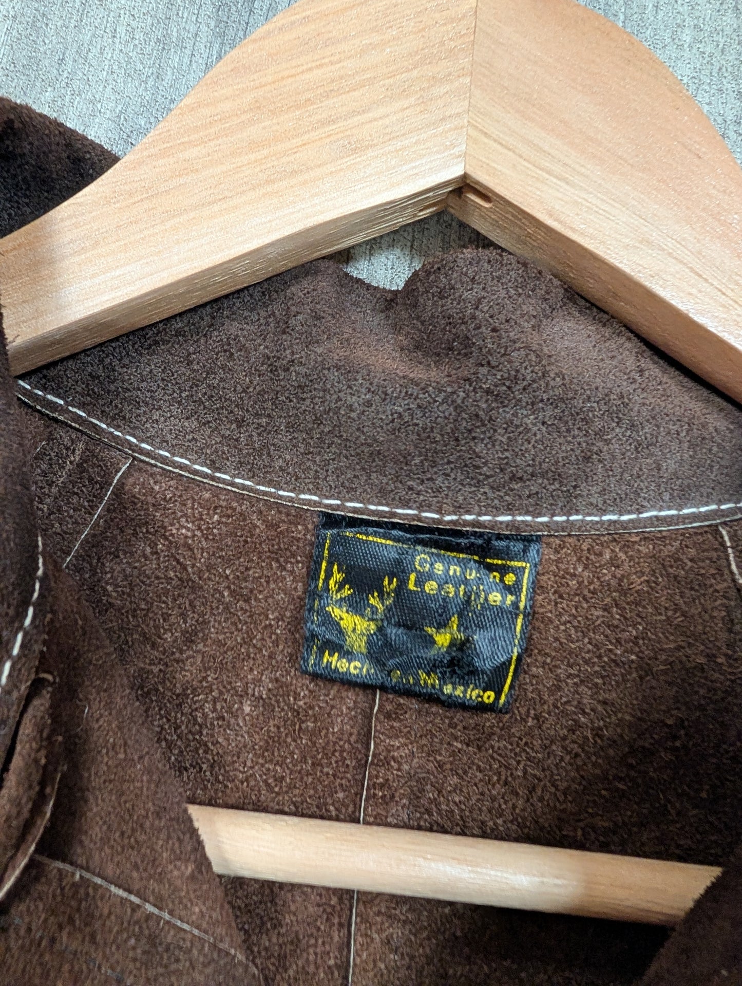 60s/70s Mexican suede cape