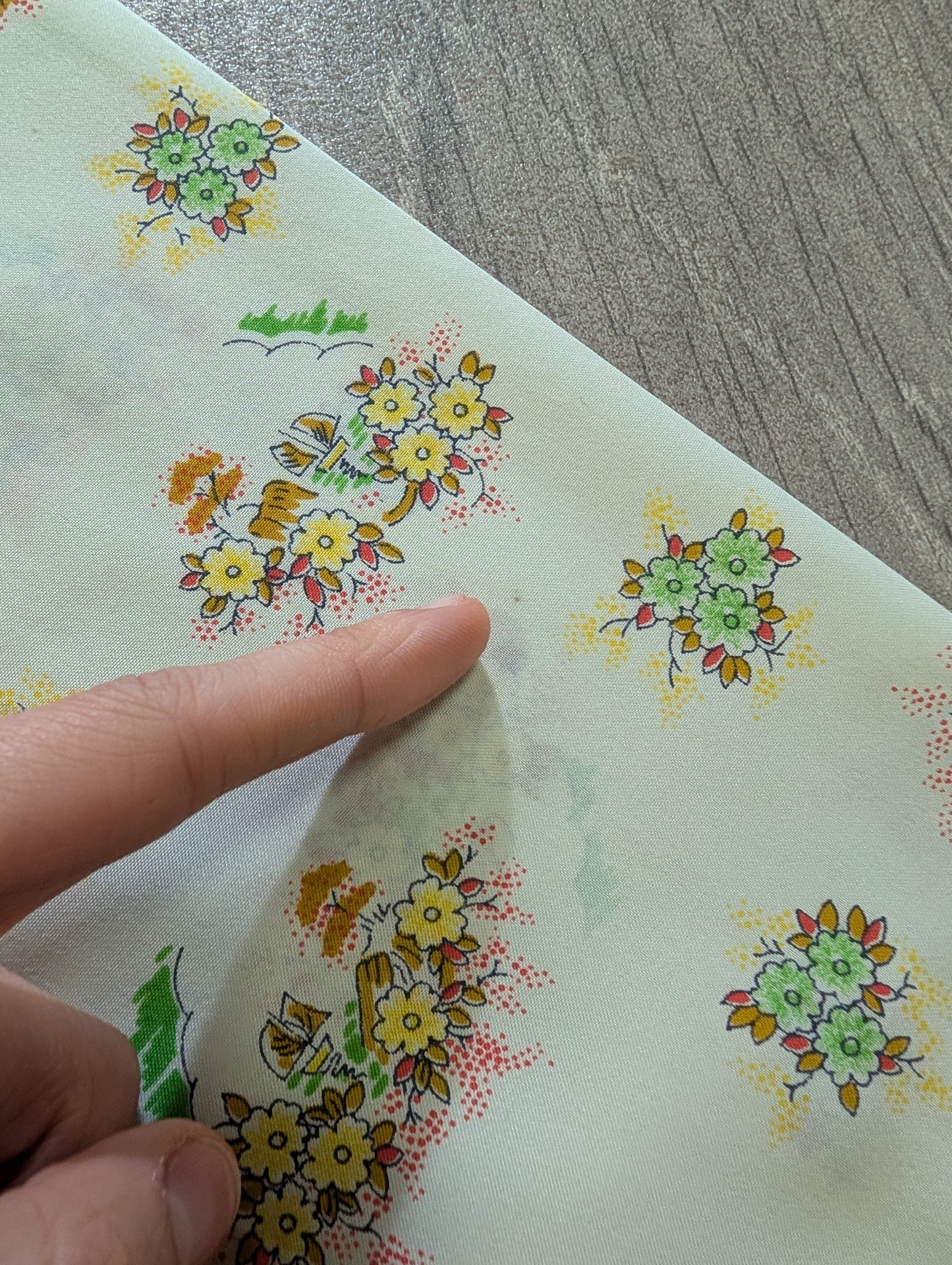 1970s floral shirt - XS/6/8