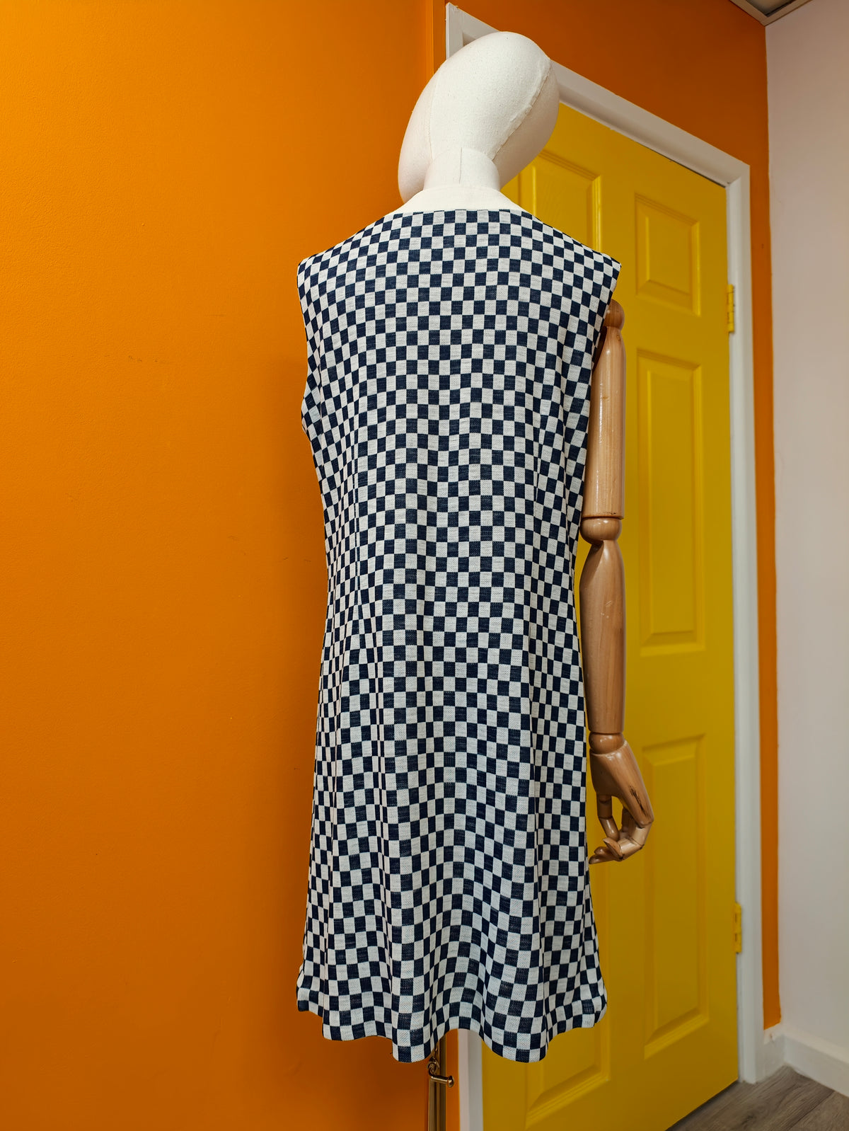 1960s Lavinia mod check dress - M/14