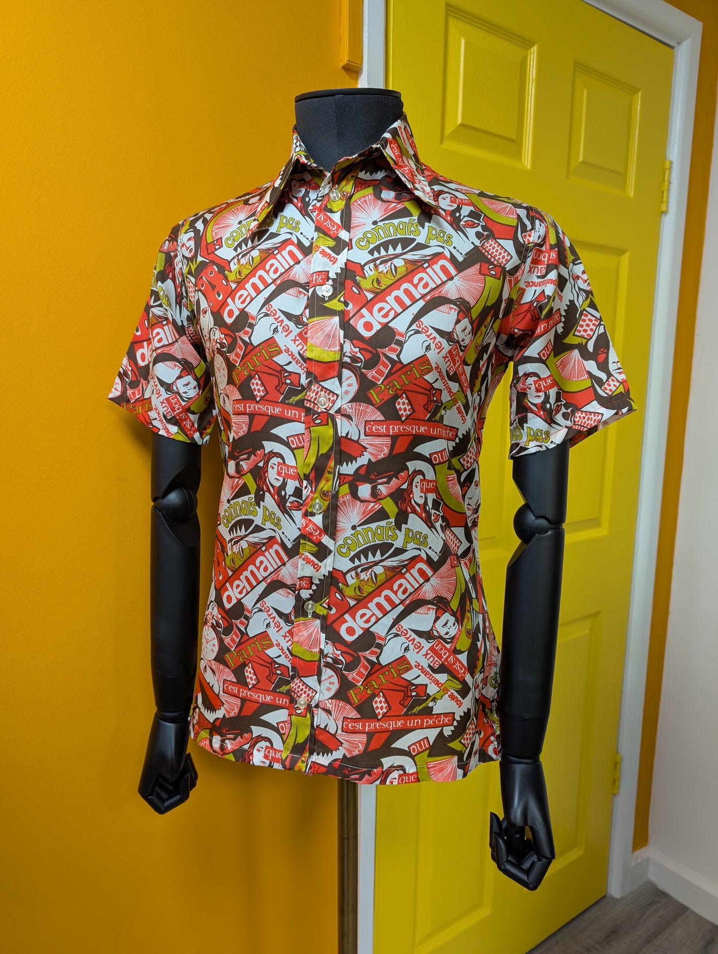 1970s Magit novelty print shirt