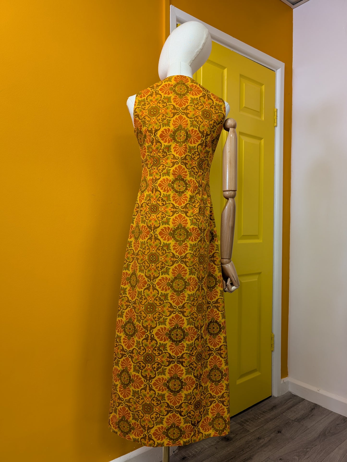 1960s Darling Bangkok psychedelic cotton dress - S/8