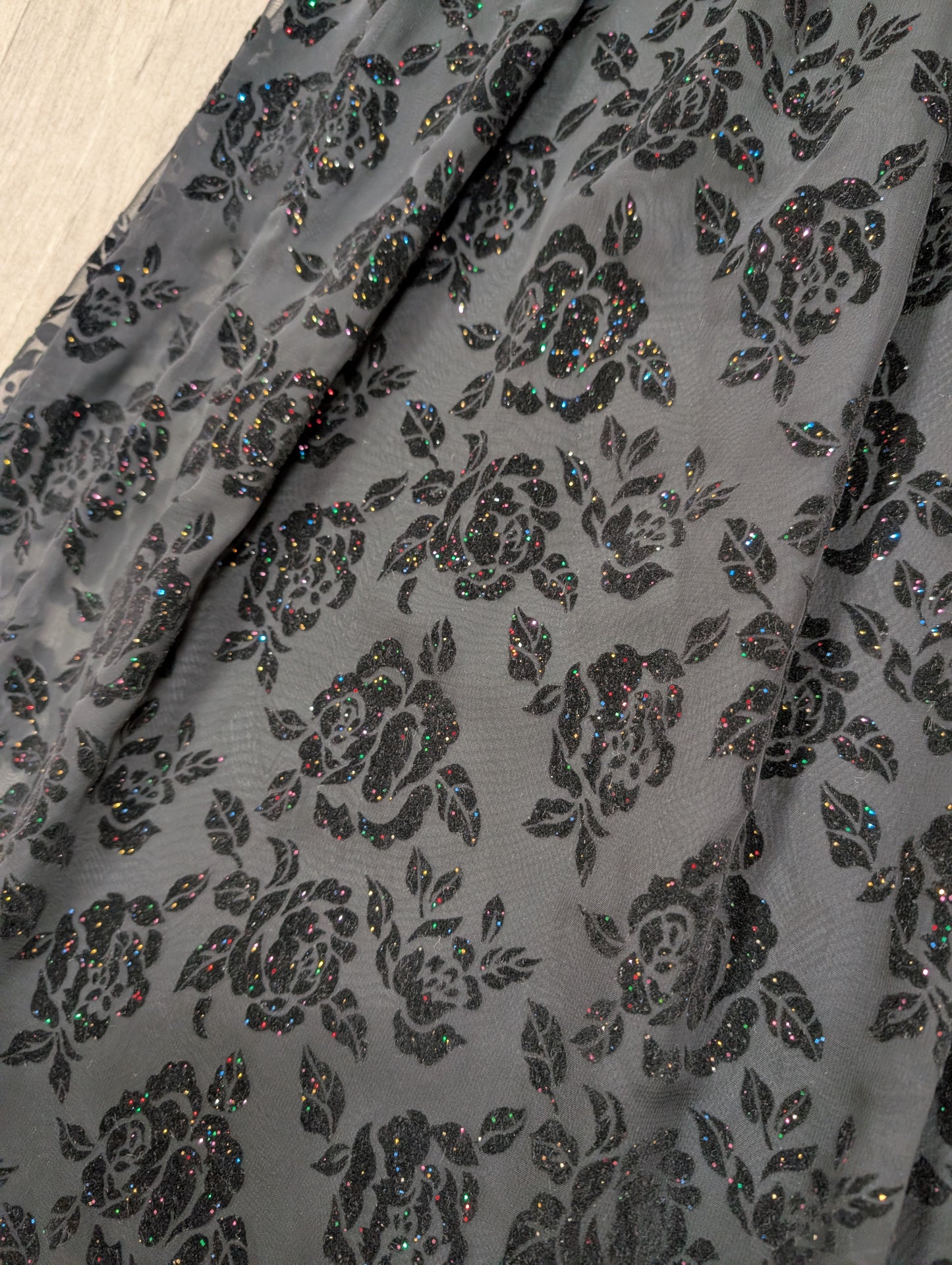 1980s Anne Brooks sparkly skirt - 28" waist