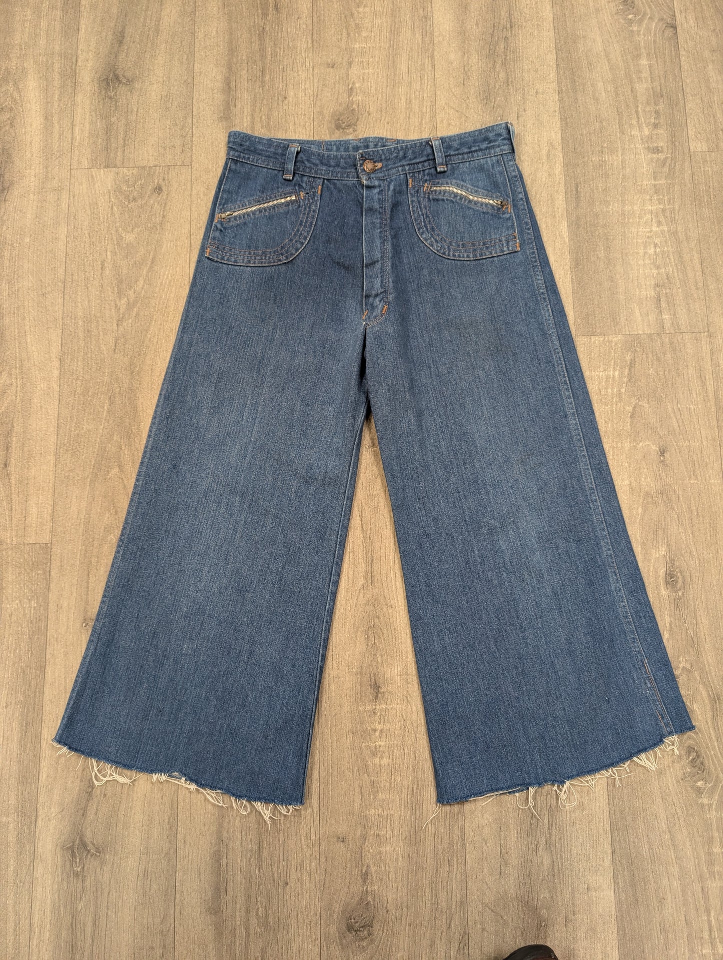 1970s Peppers cropped jeans - 29" waist