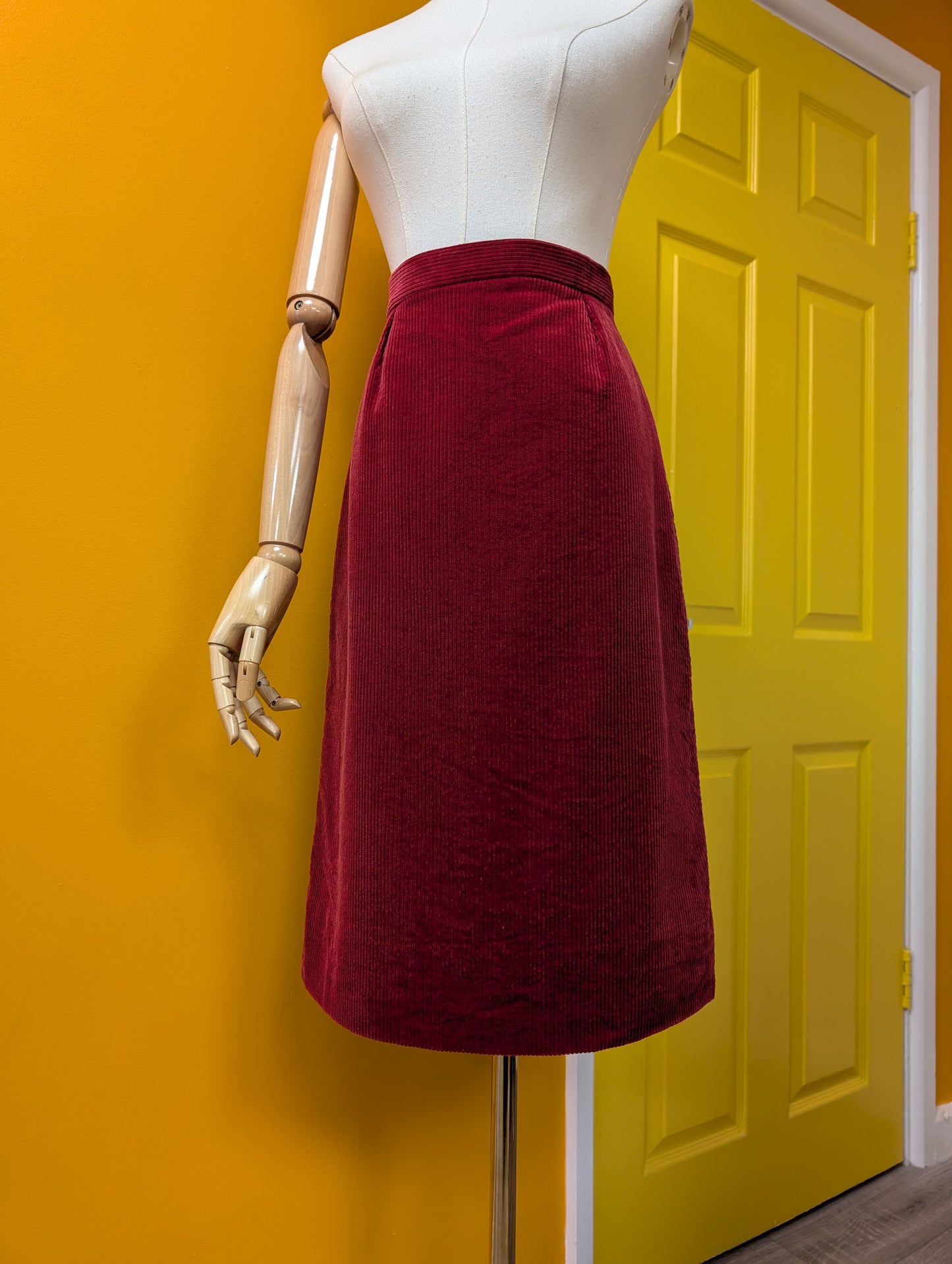 1980s Laura Ashley corduroy skirt - 25.5" waist