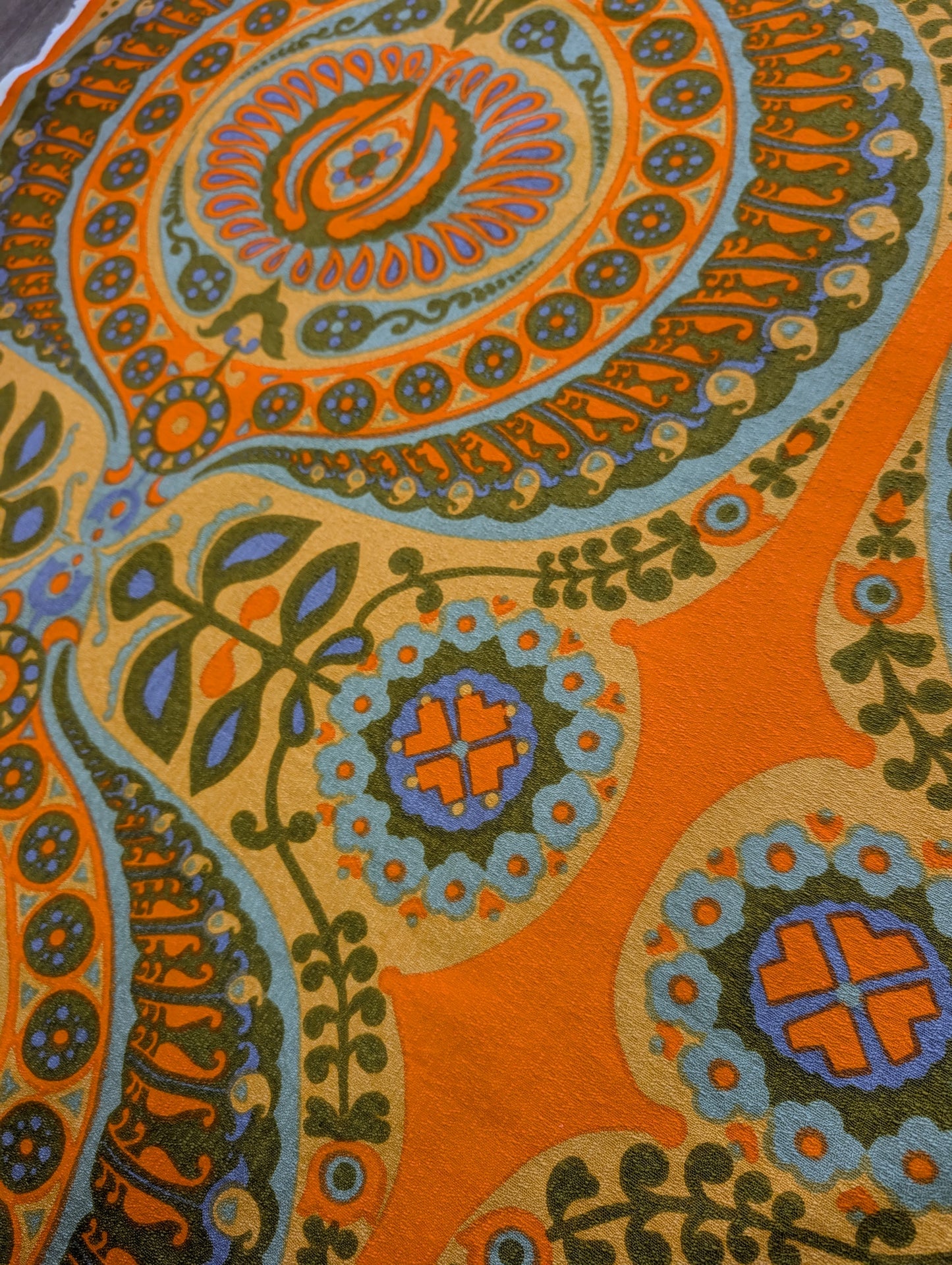 1960s Pageant by Jyoti Bhomik for Heals psychedelic fabric
