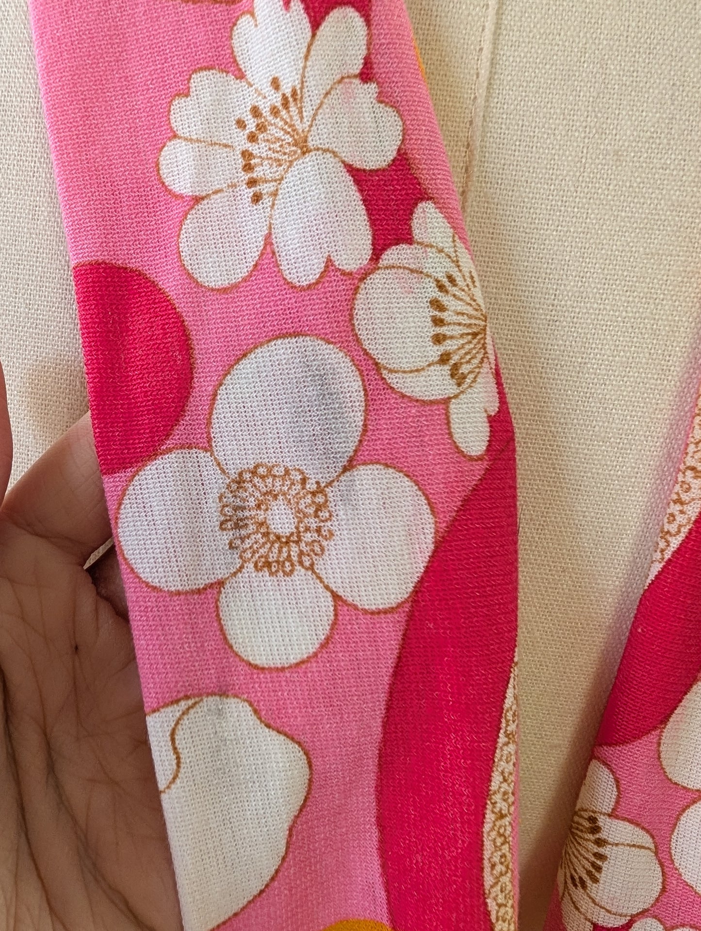 1960s Alistair Cowin psychedelic backless mini dress - S/8