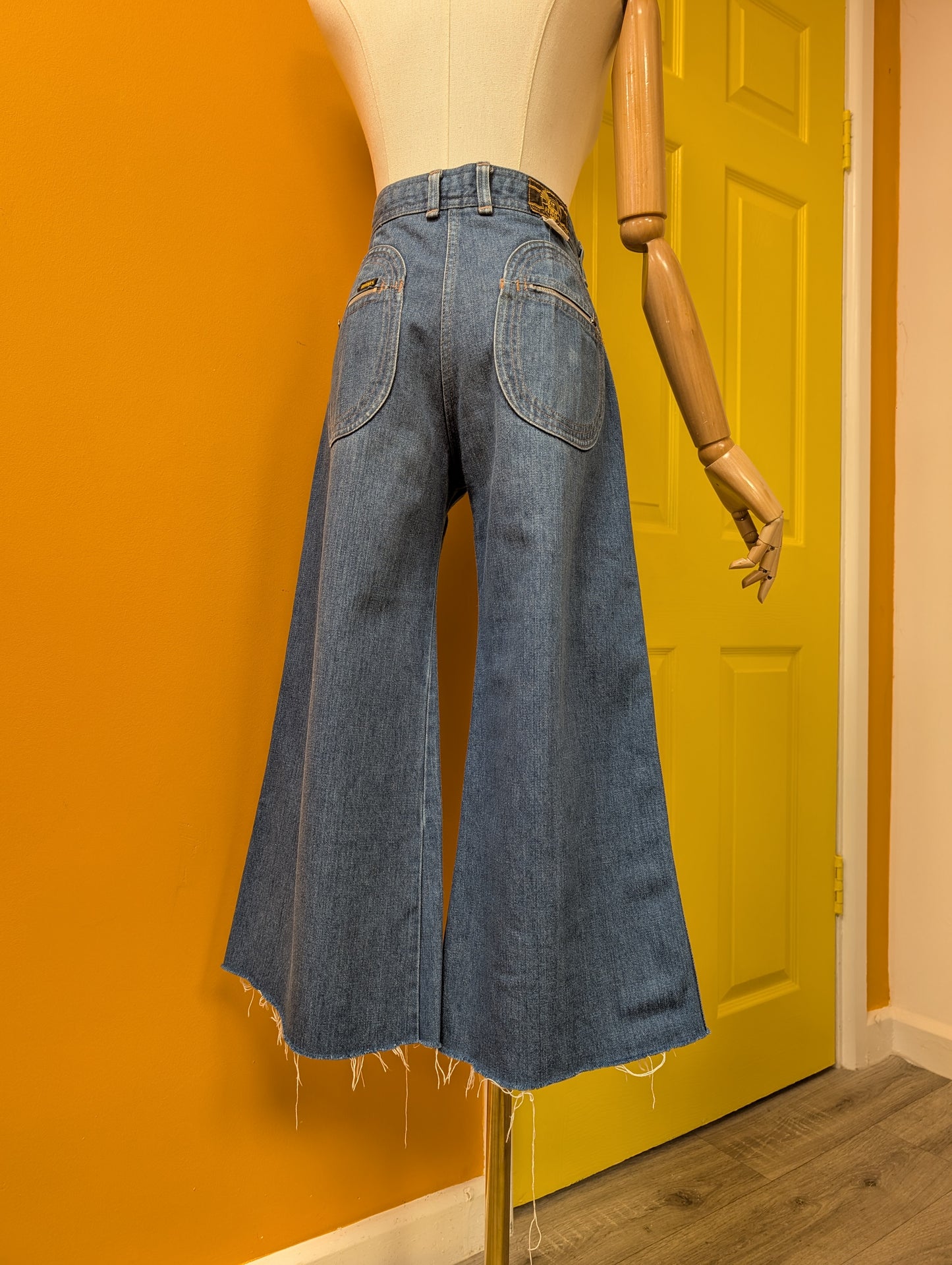 1970s Peppers cropped jeans - 29" waist