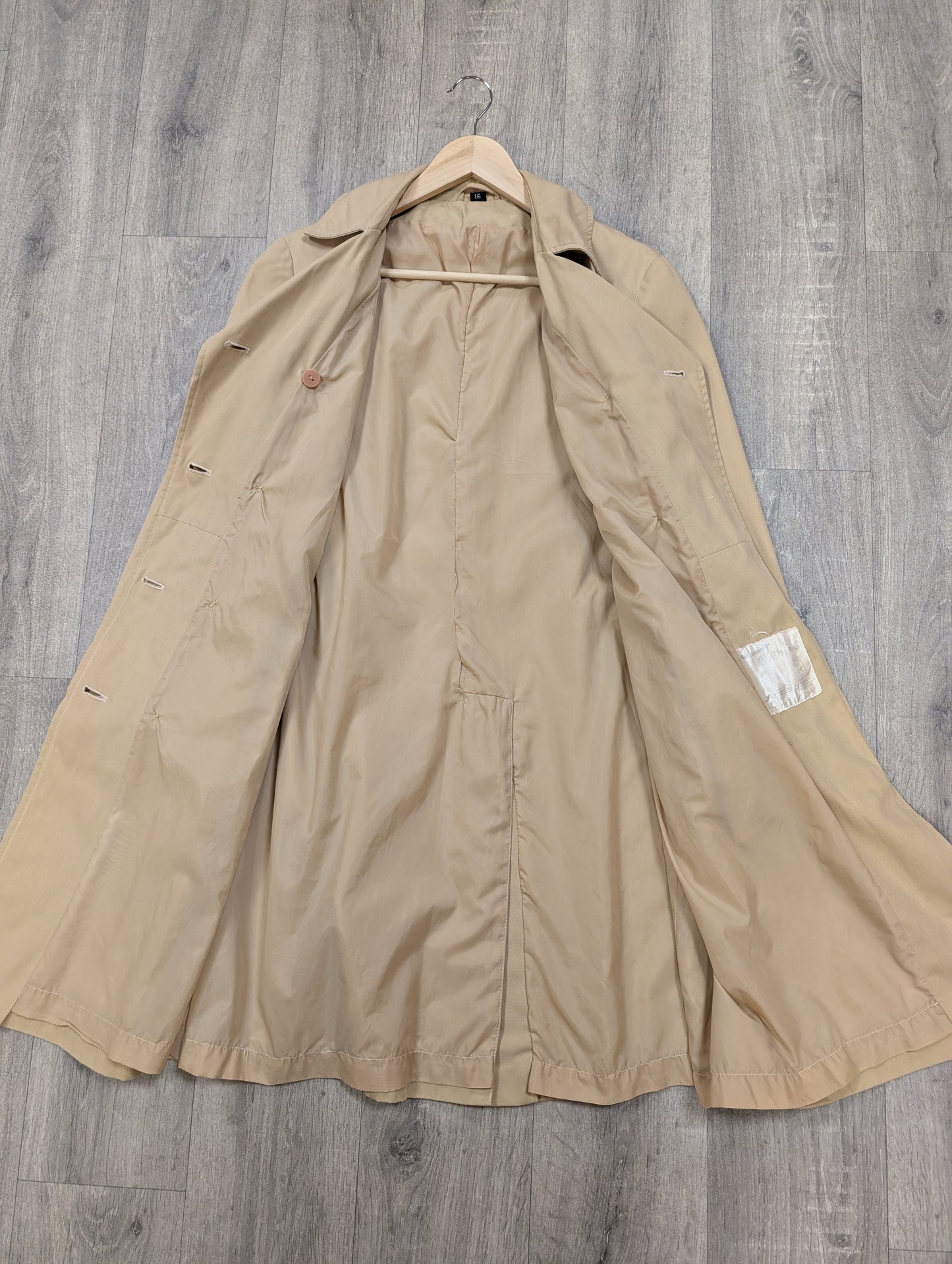 1970s Telemac beige coat - M