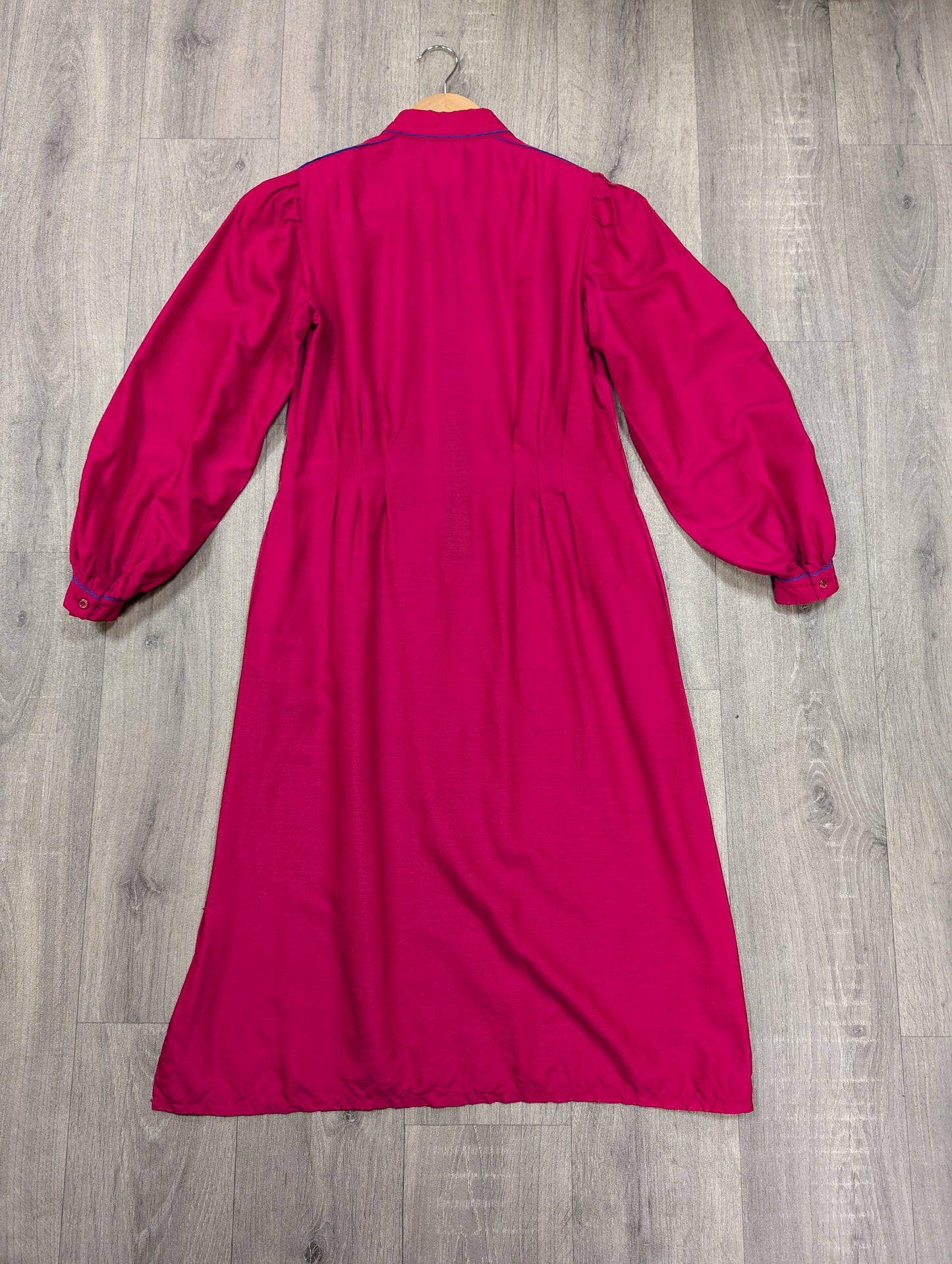 1980s Francesca of Damon for Starington pink silk dress - M/10/12