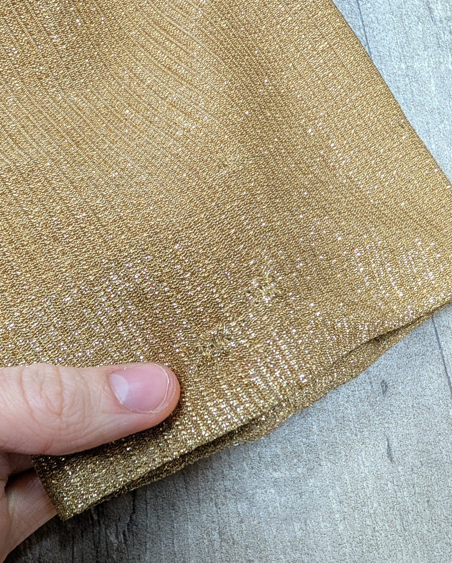 1960s Elida gold lurex top - S/10