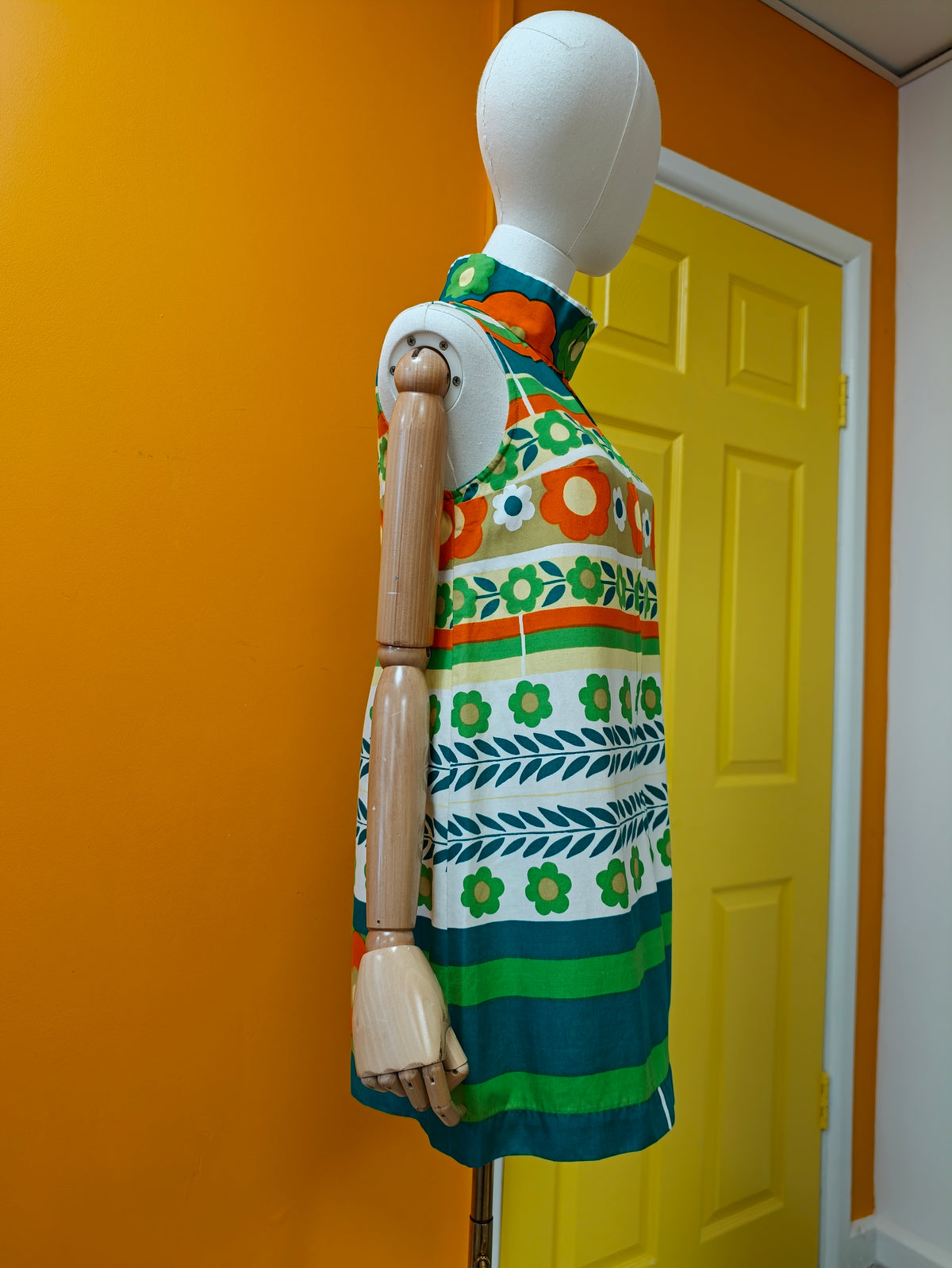 1960s Eres Paris cotton mini dress - XS/S