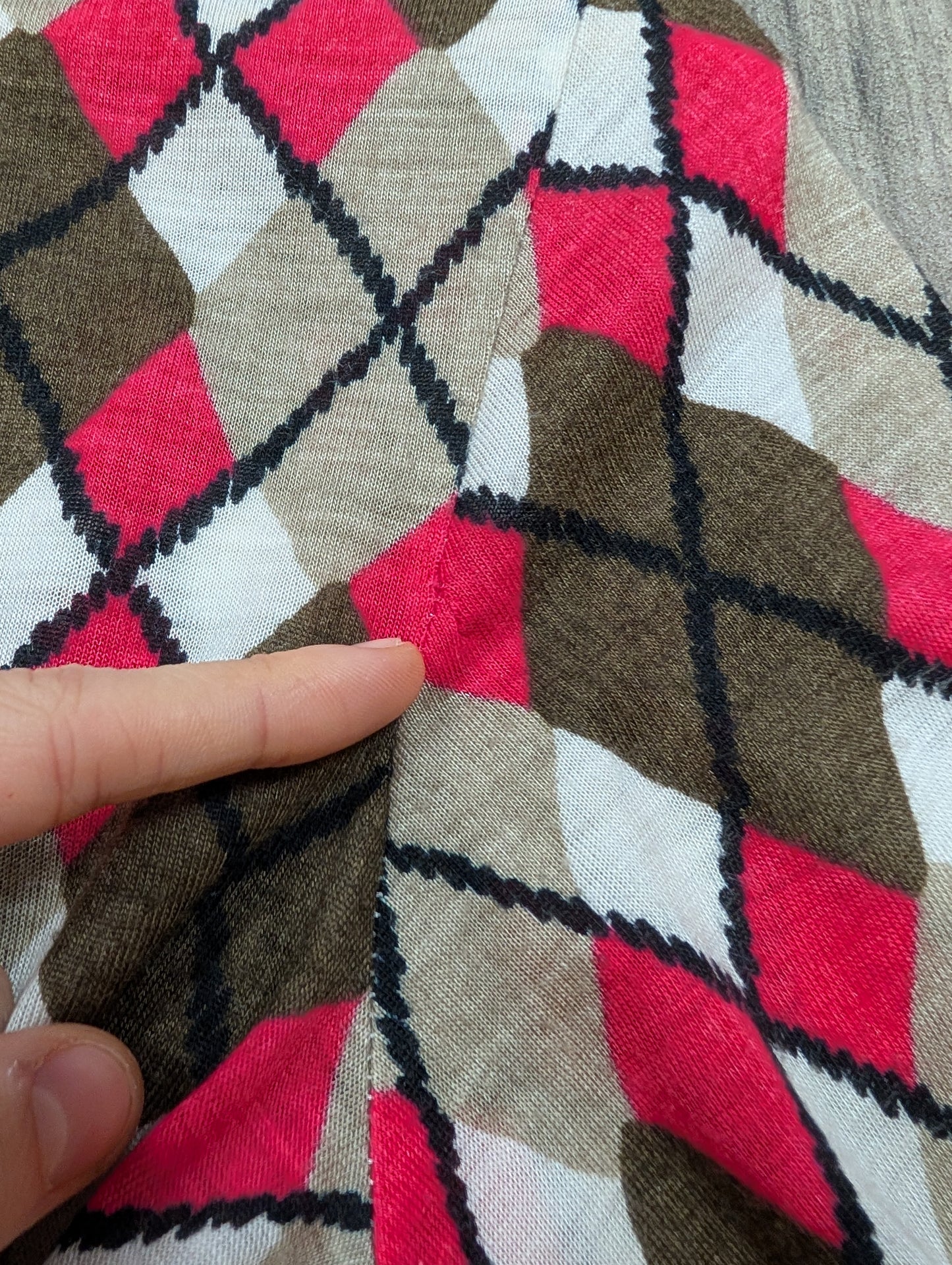 1970s Ranger pink/brown shirt