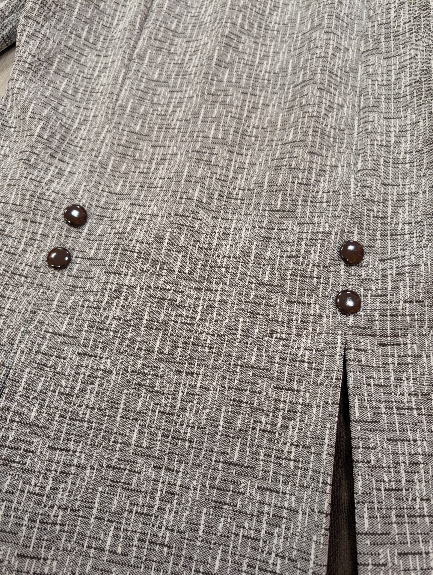 1960s crimplene dress - M/14