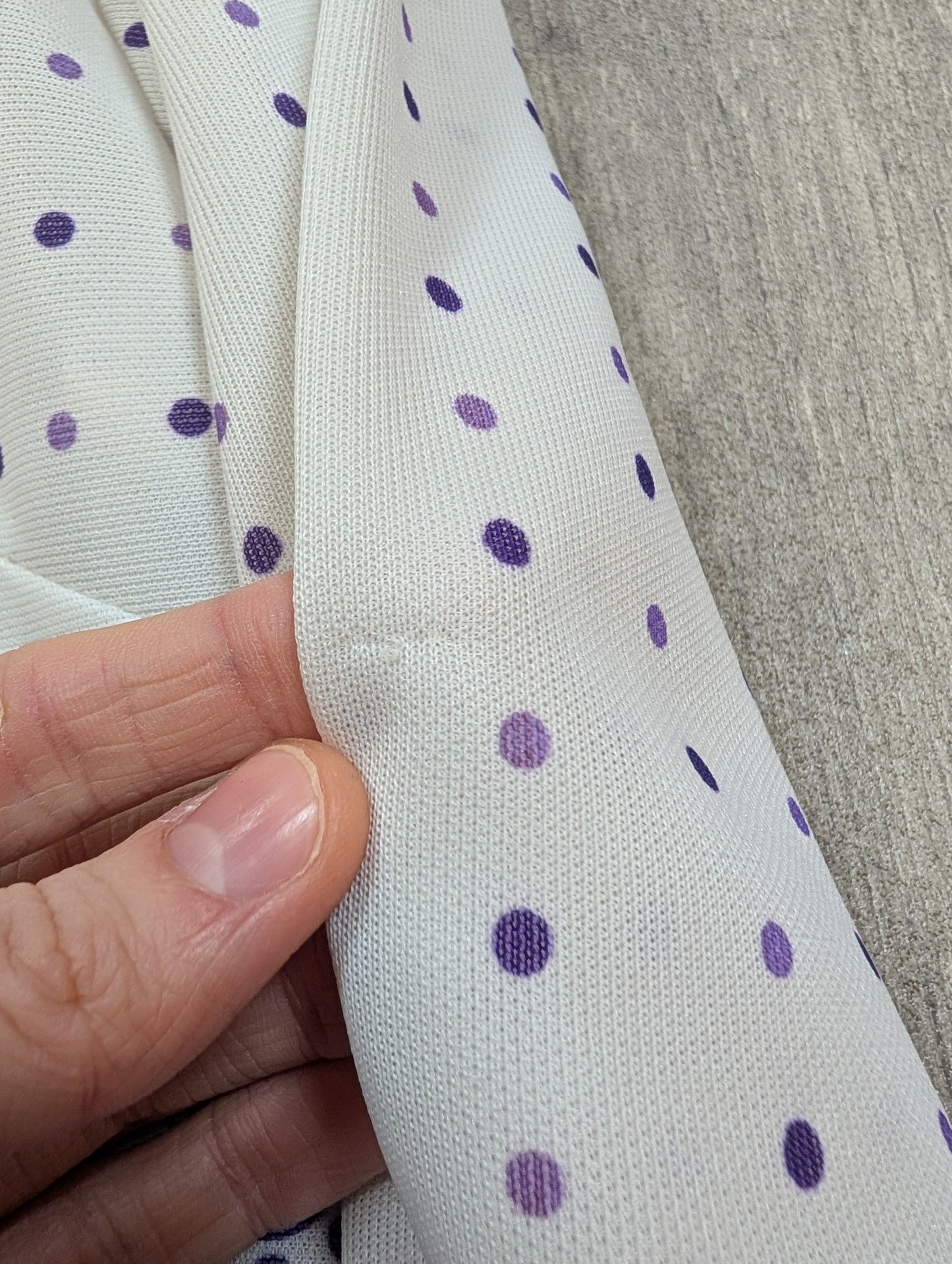 1970s purple/white shirt - S