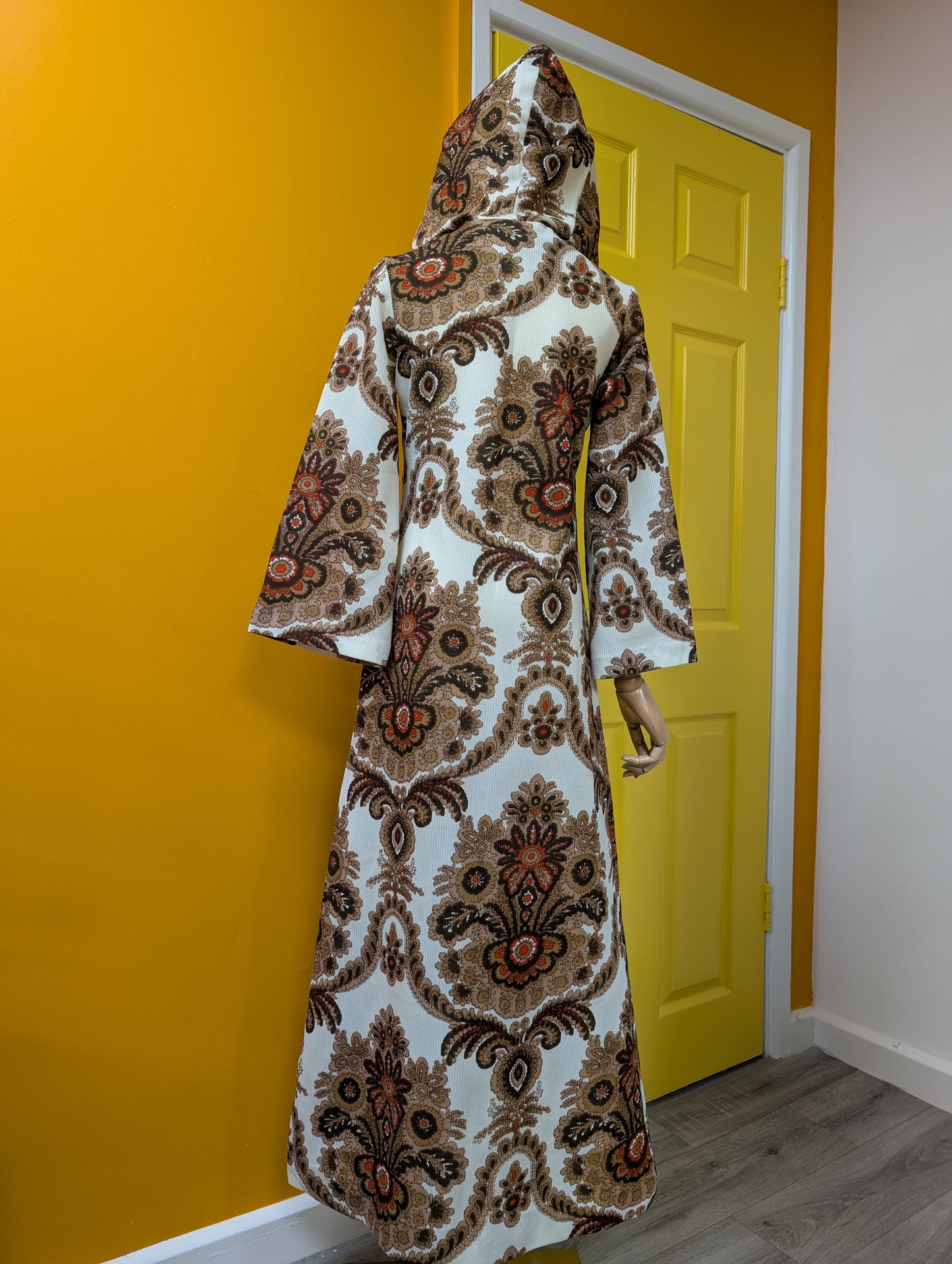 1970s West Park hooded dress - S